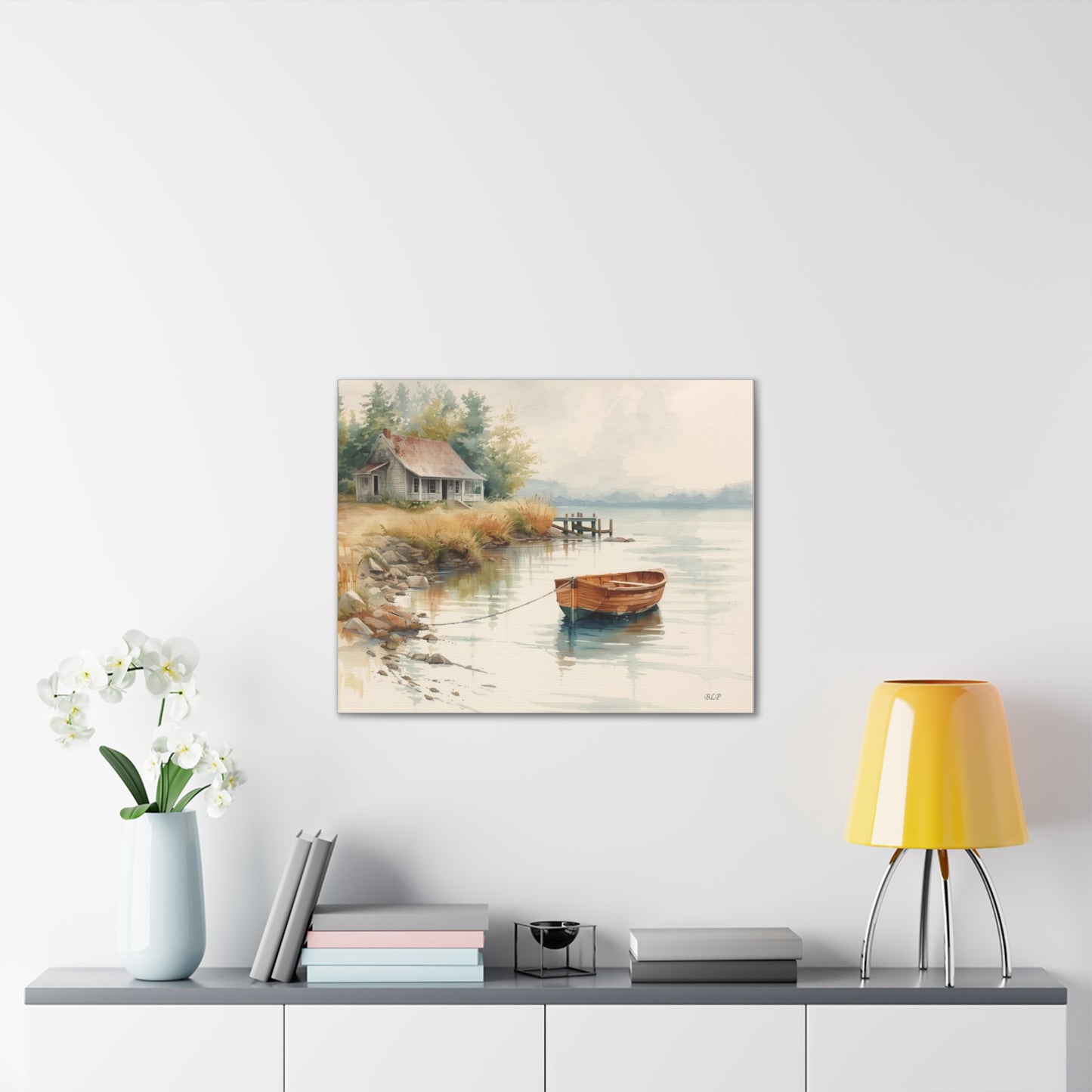 Cabin on the Lake II - Canvas Stretched, 0.75" - 2026 Wall Art - Scenes