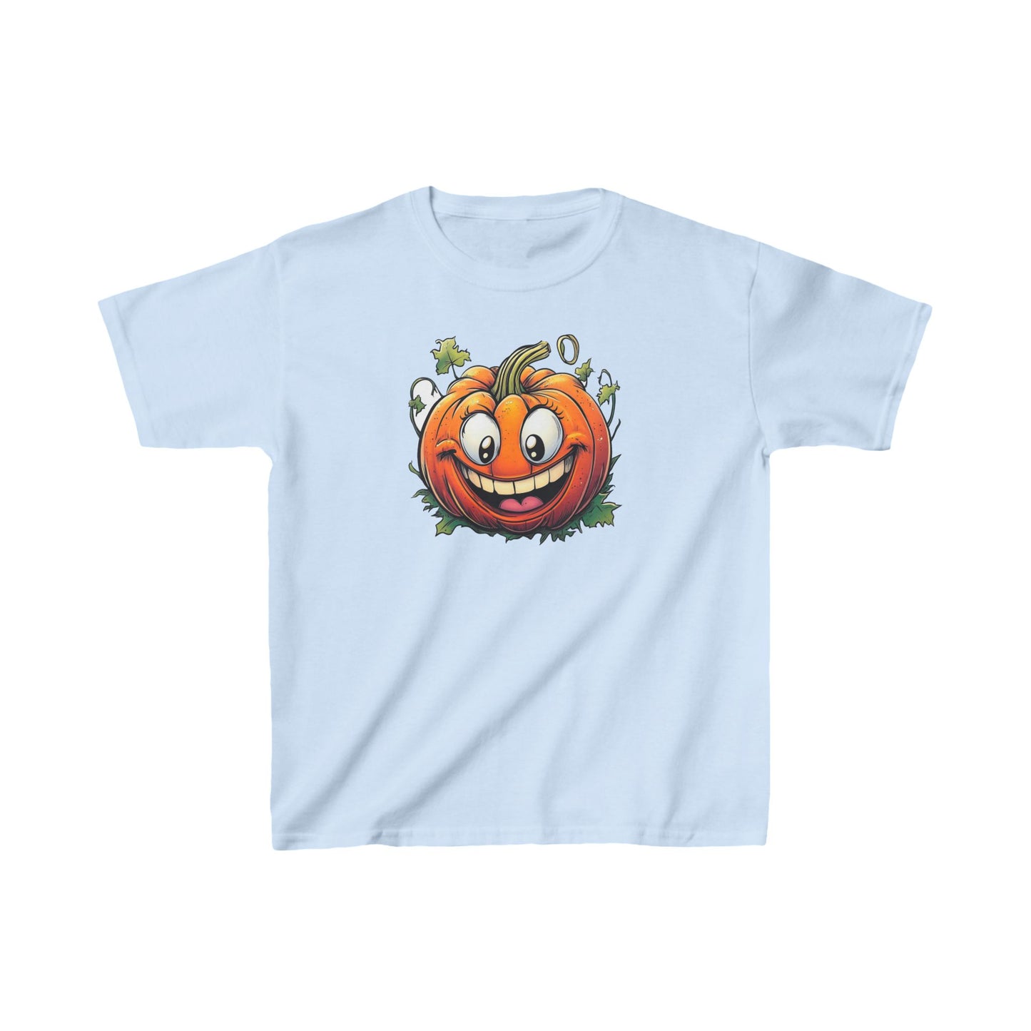 Kids - Happy Pumpkin -  Heavy Cotton™ T-Shirts