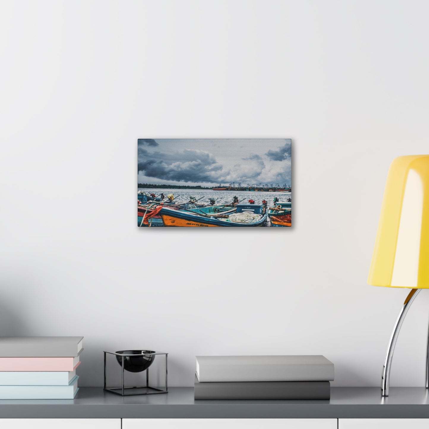 Boats - Canvas Stretched, 0.75"