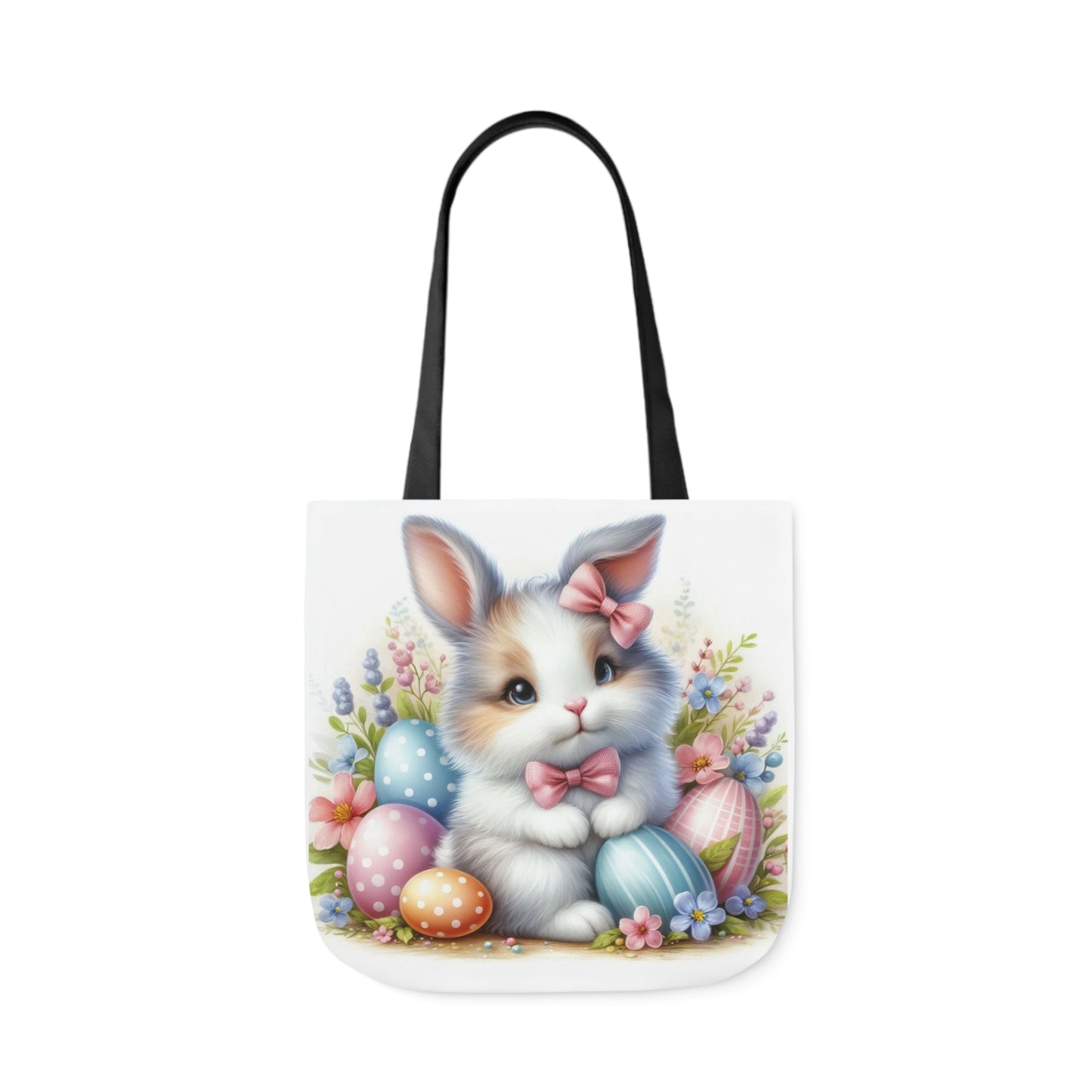 Easter - Canvas Tote Bag, 5-Color Straps -