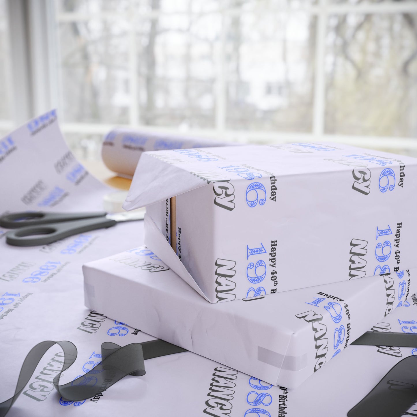 Custom Happy Birthday - Wrapping Papers