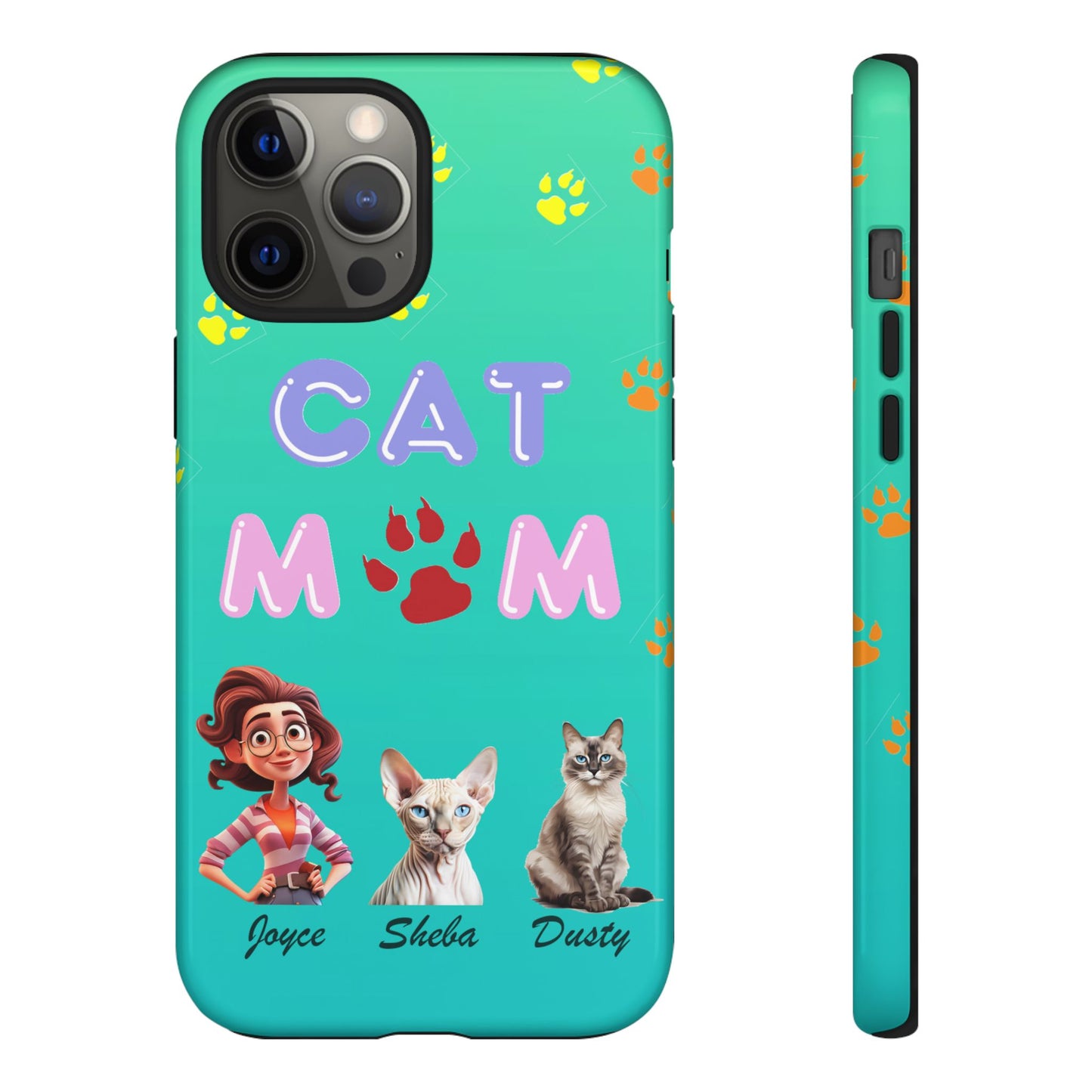 Cat Mom - Tough Cases - Mother's Day - Whimsical