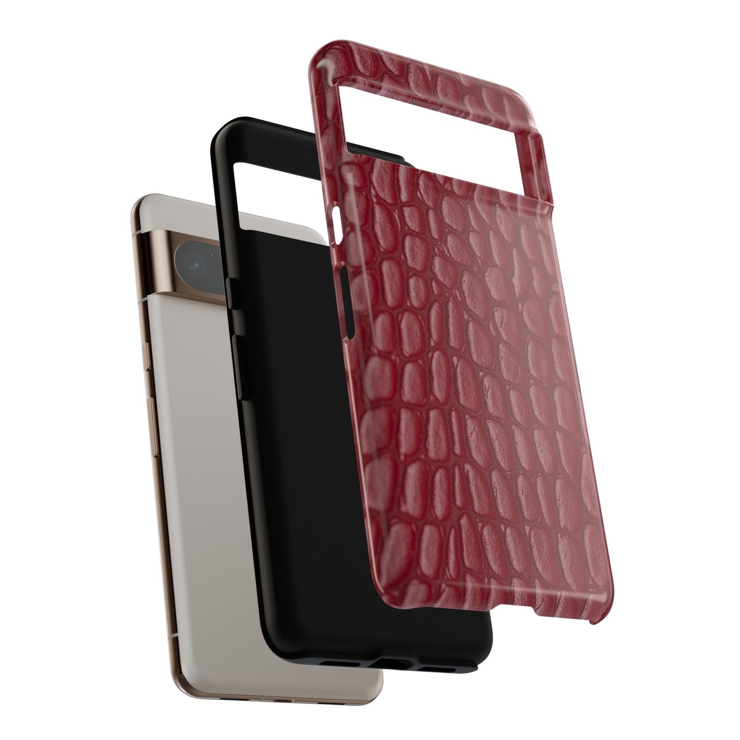 Red Leather - Tough Cases - Whimsical Phone Cases