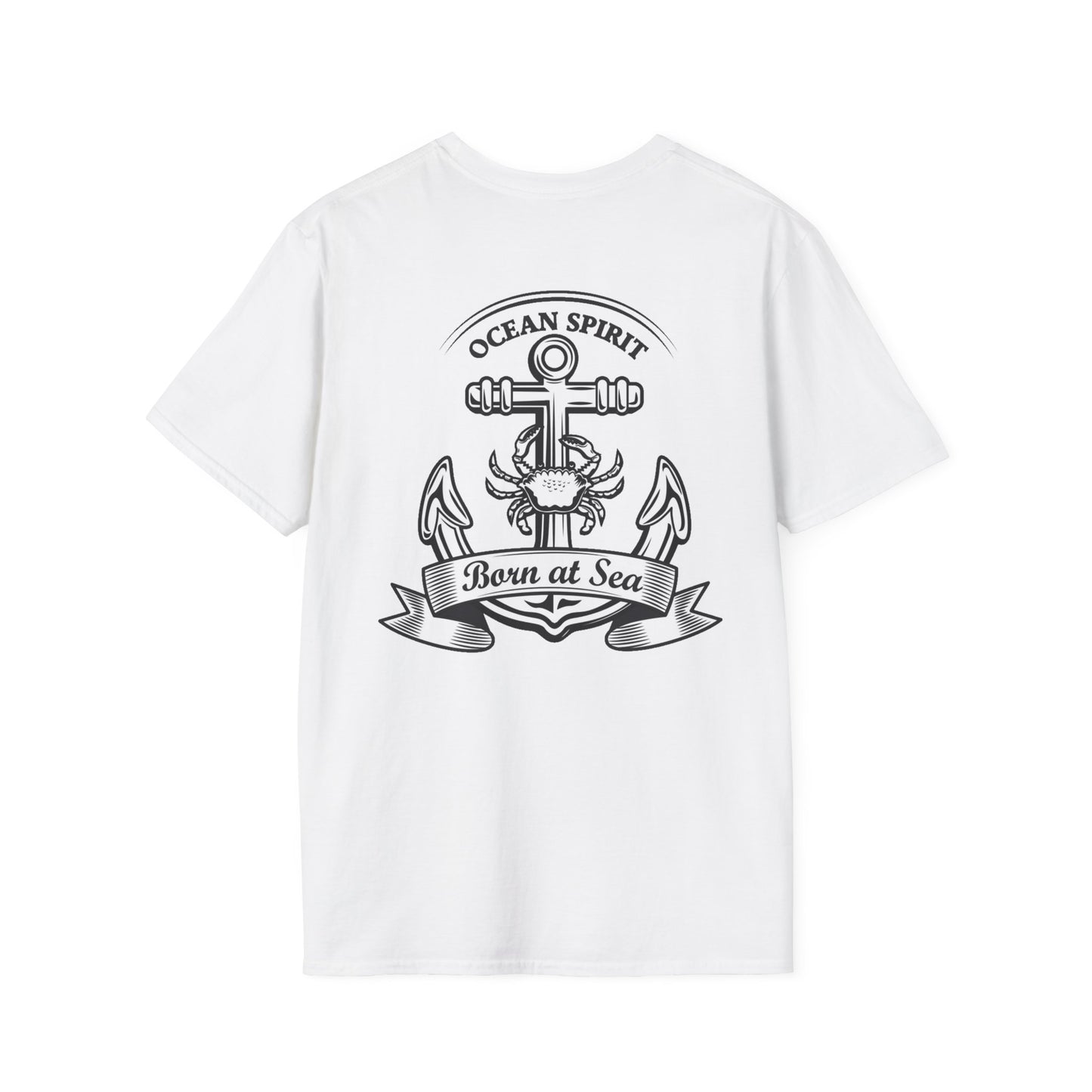 Born at Sea - Unisex Softstyle T-Shirt