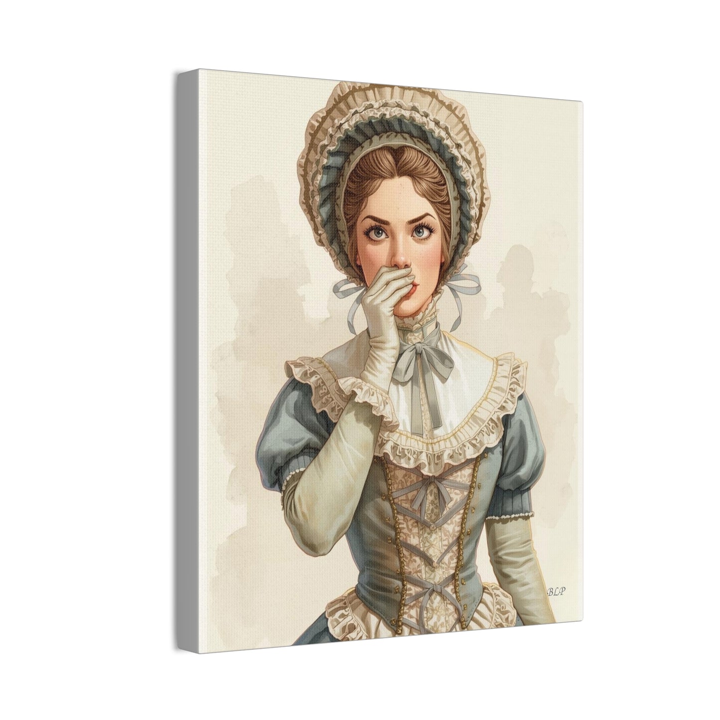 Victorian Woman - Canvas Stretched, 0.75" - 2026 Wall Art - Bathroom Humor