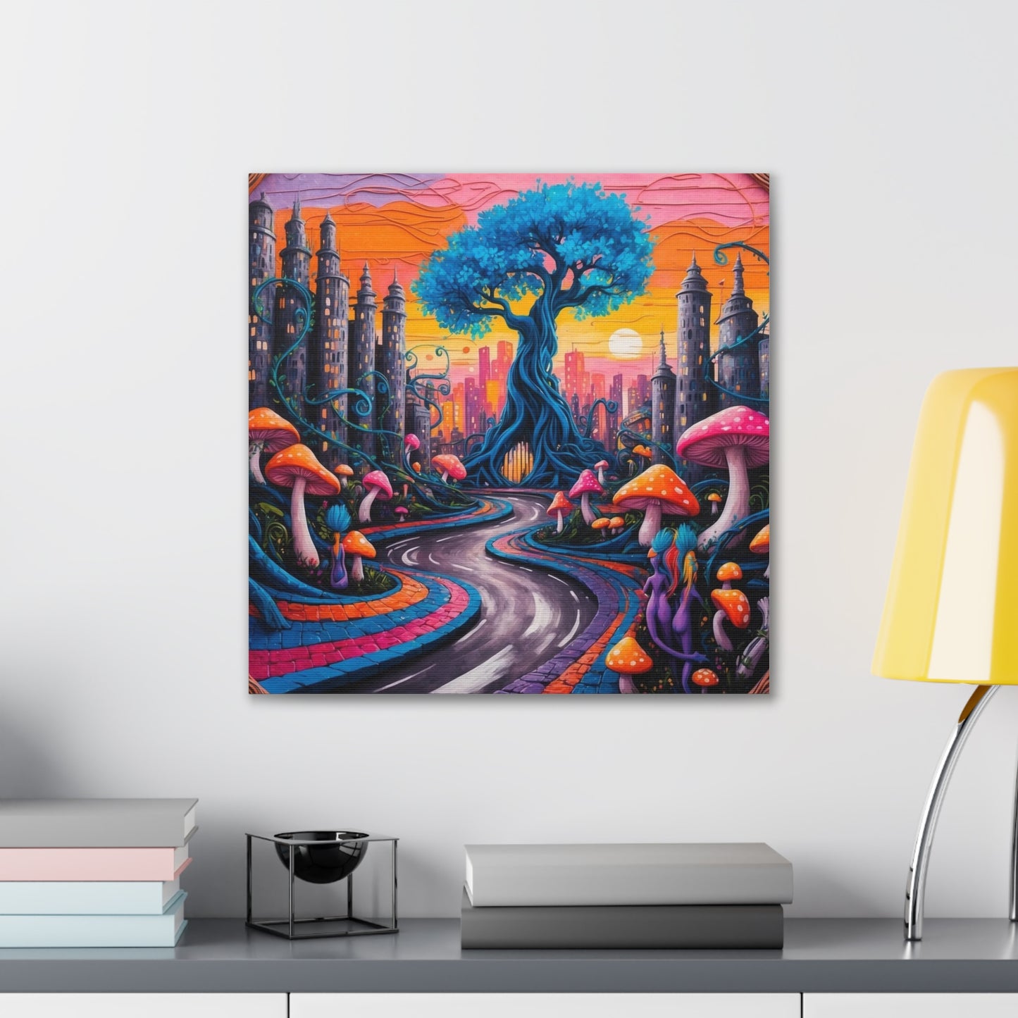 Candy Road - Canvas Stretched, 0.75"