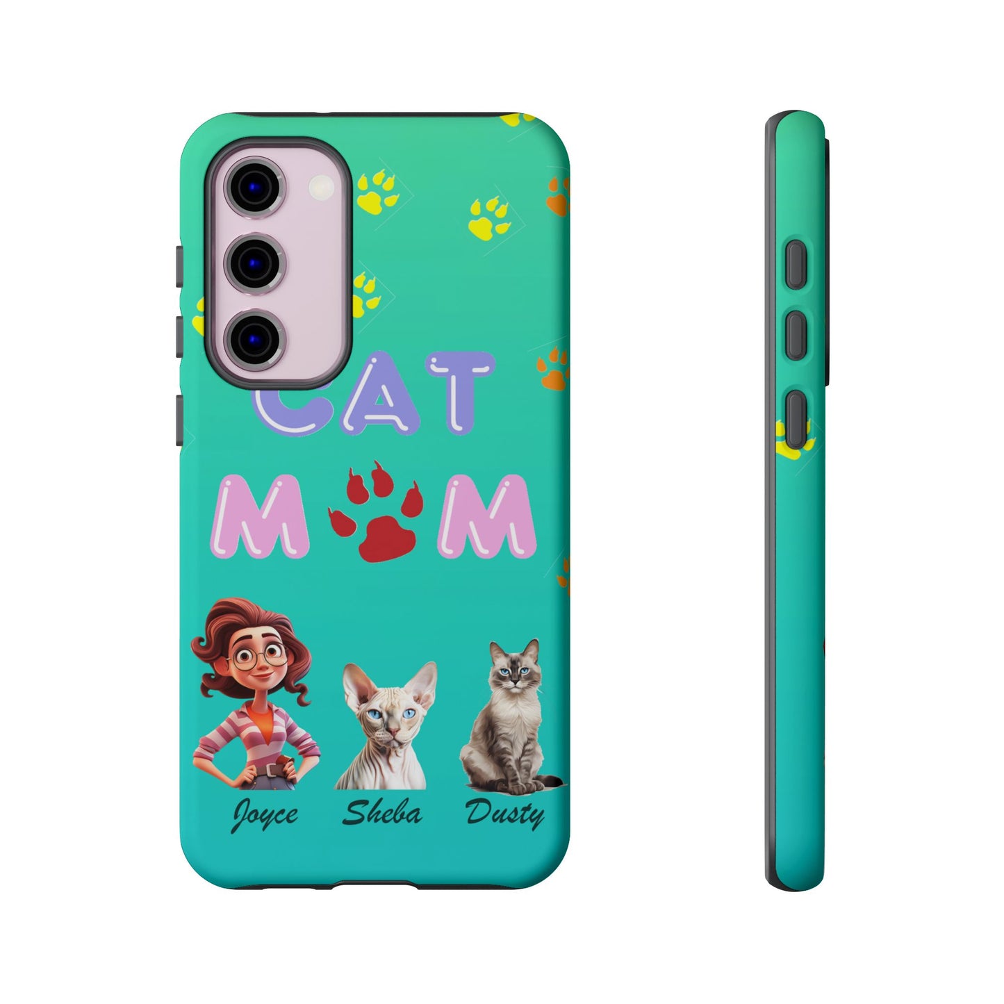 Cat Mom - Tough Cases - Mother's Day - Whimsical