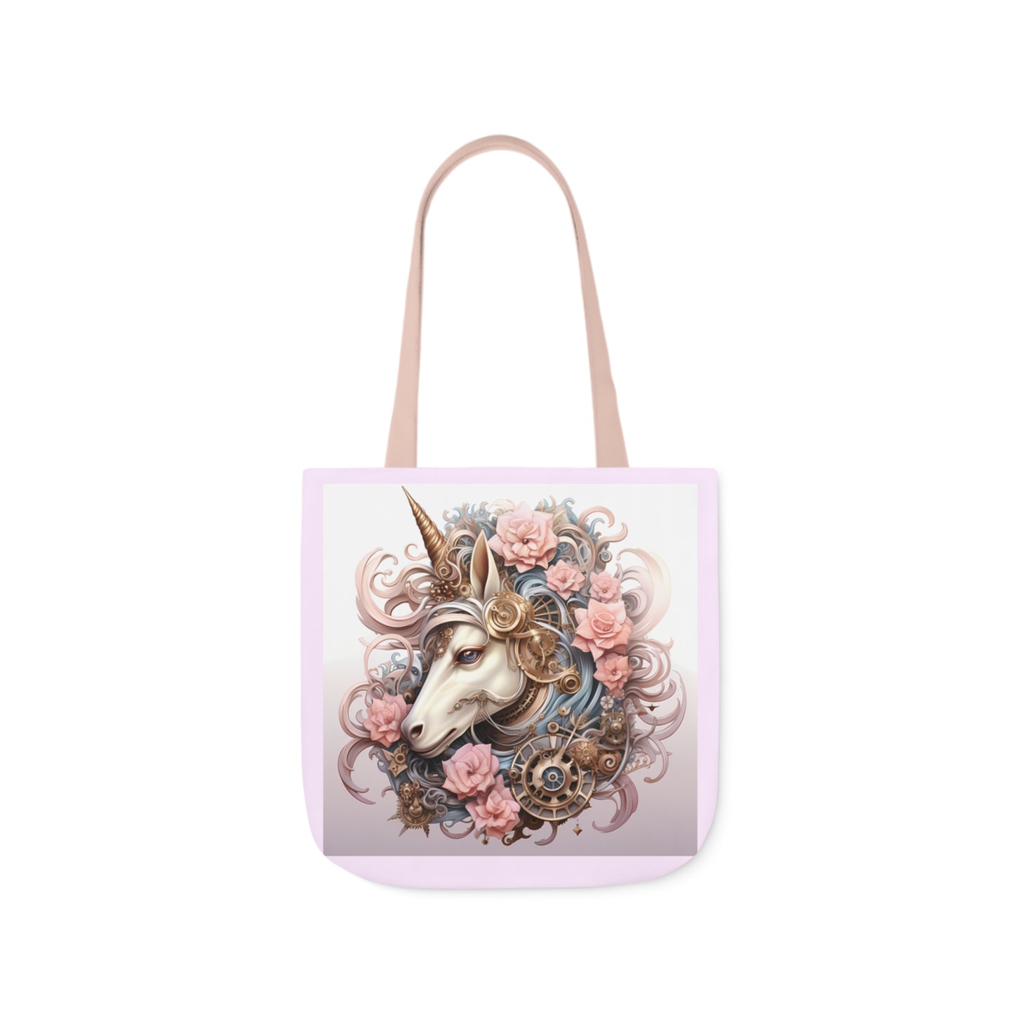 Unicorn - Canvas Tote Bag, 5-Color Straps