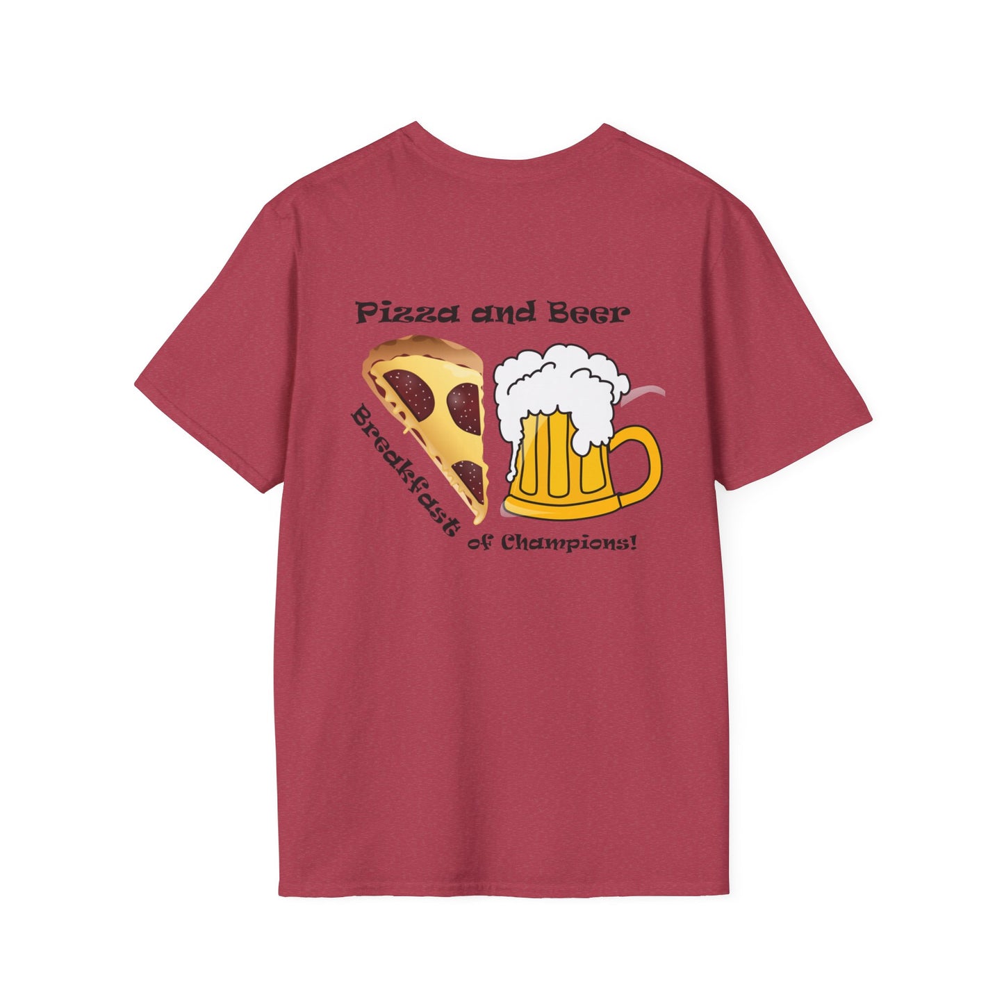 Pizza and Beer - Unisex Softstyle T-Shirt