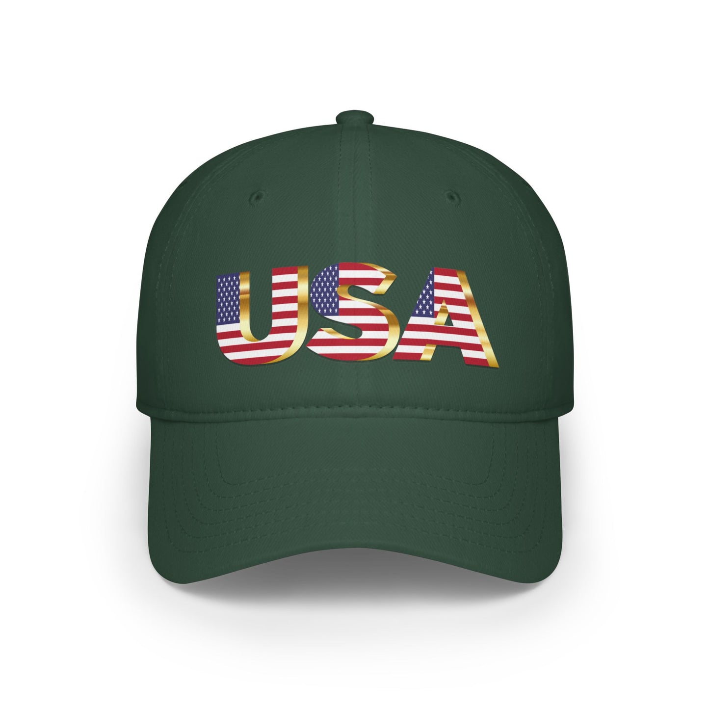 USA - Low Profile Baseball Cap - Military - Patriotic