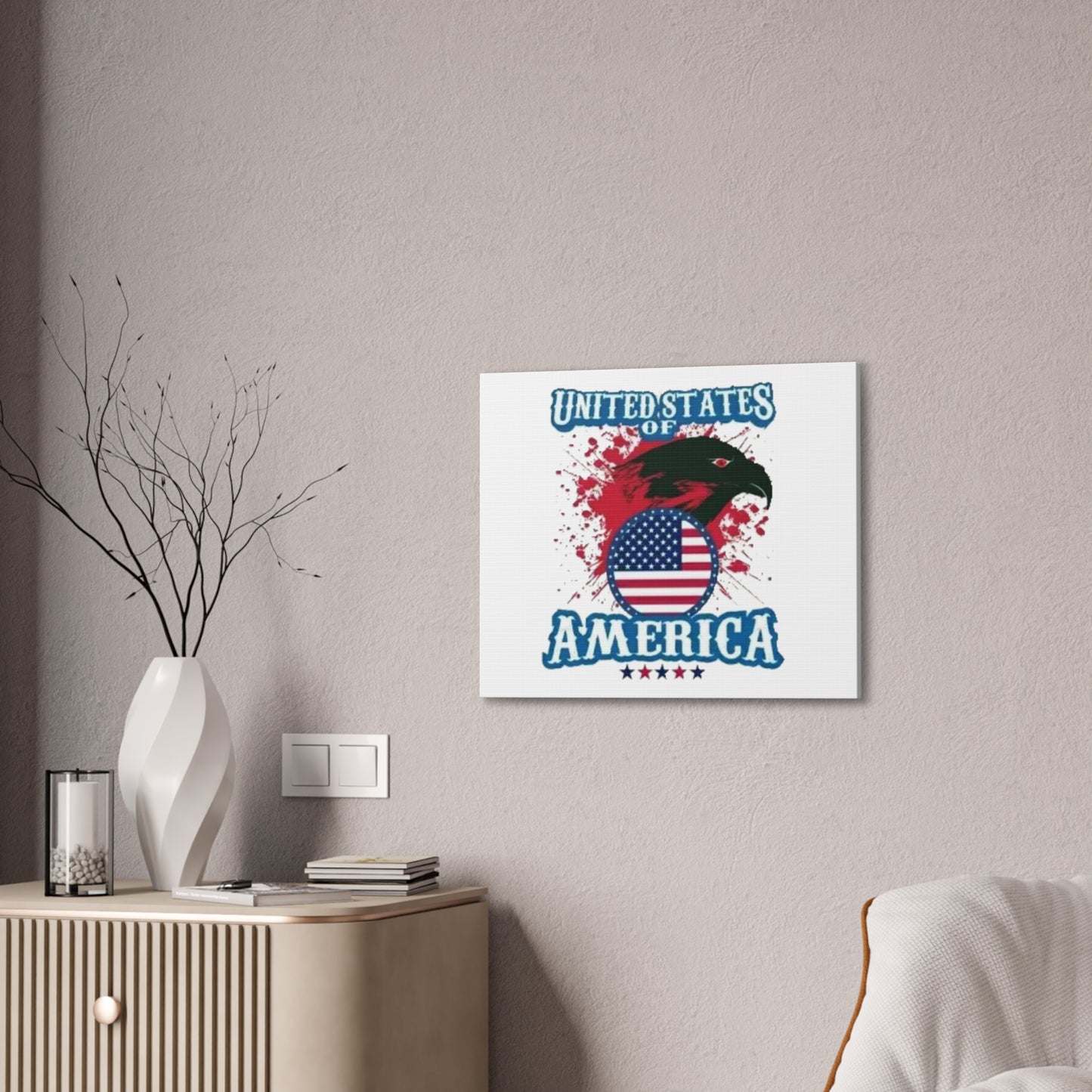 United States of America - Canvas Stretched, 0.75"