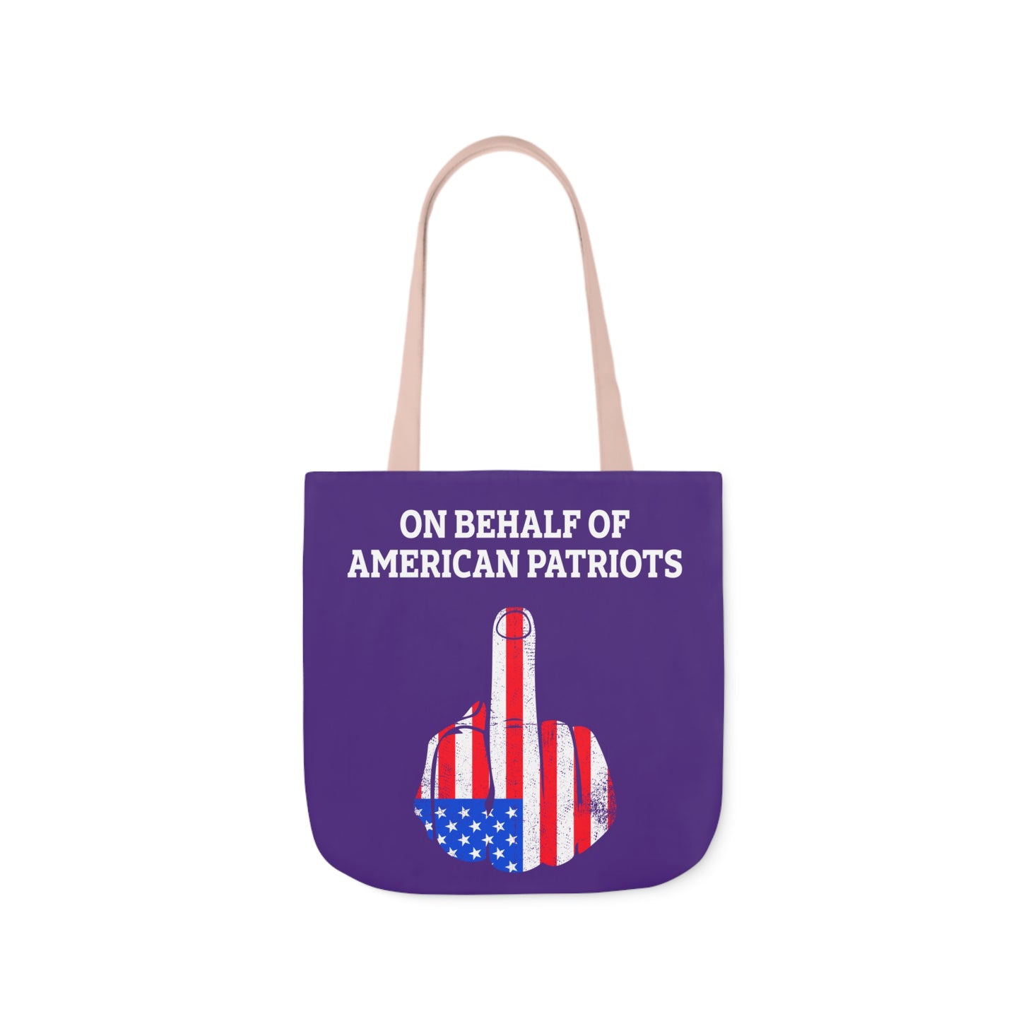 On Behalf - Canvas Tote Bag, 5-Color Straps veterans - Patriotic