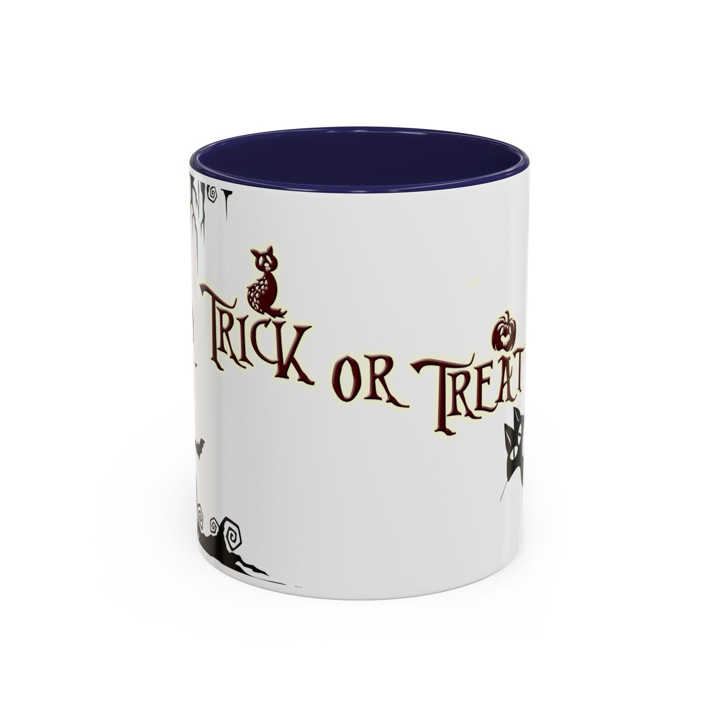 Trick or Treat -Accent Coffee Mug (11, 15oz) - Halloween