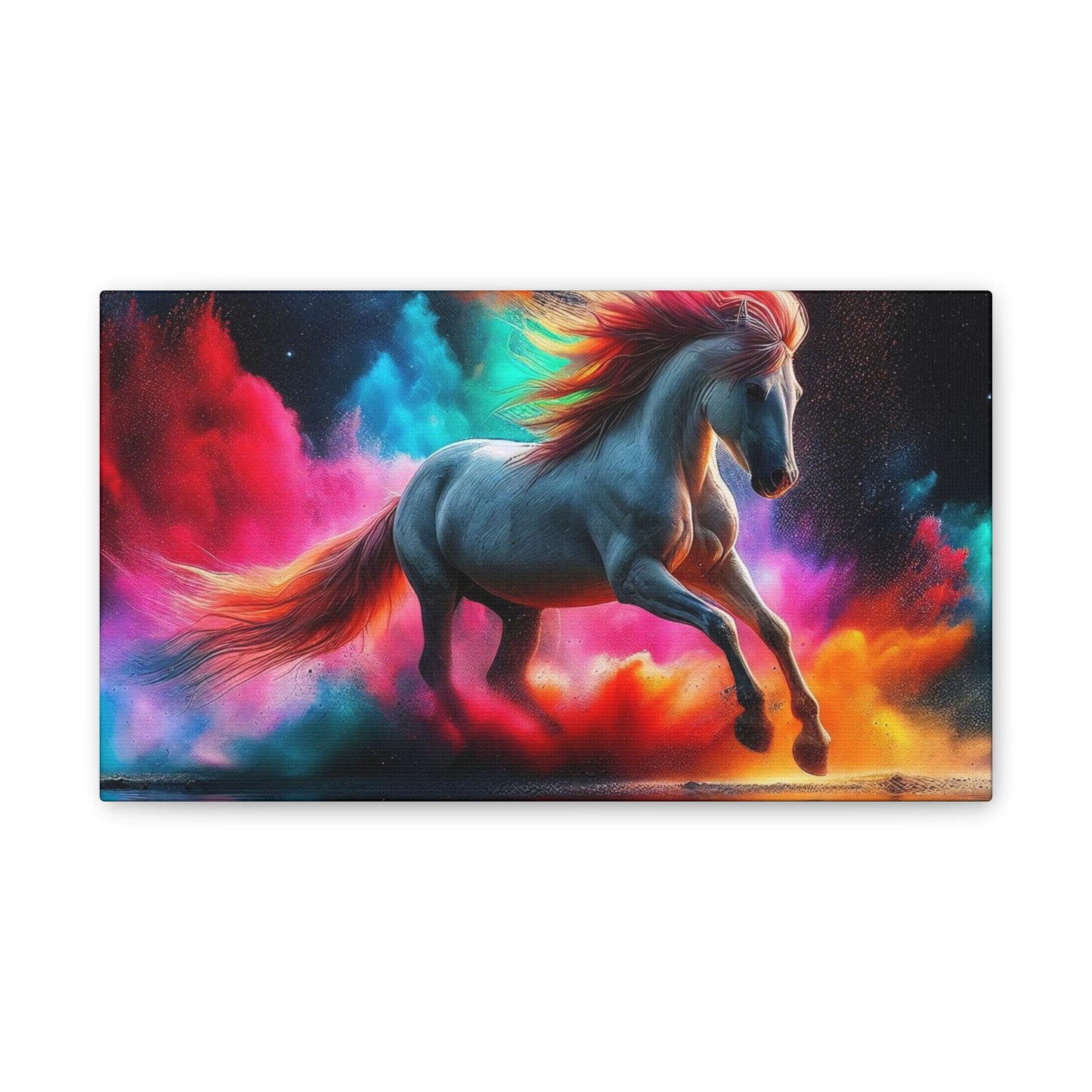 Colorful Horse - Canvas Stretched, 0.75"