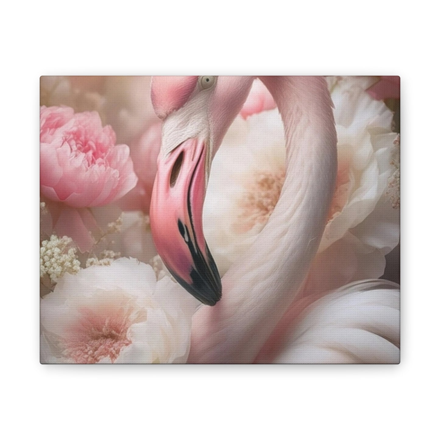 Flamingo - Canvas Stretched, 0.75"