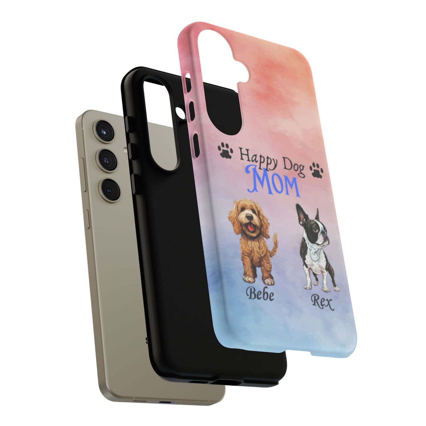 Dog Mom - Personalized - Whimsical Phone Cases - Mother's Day