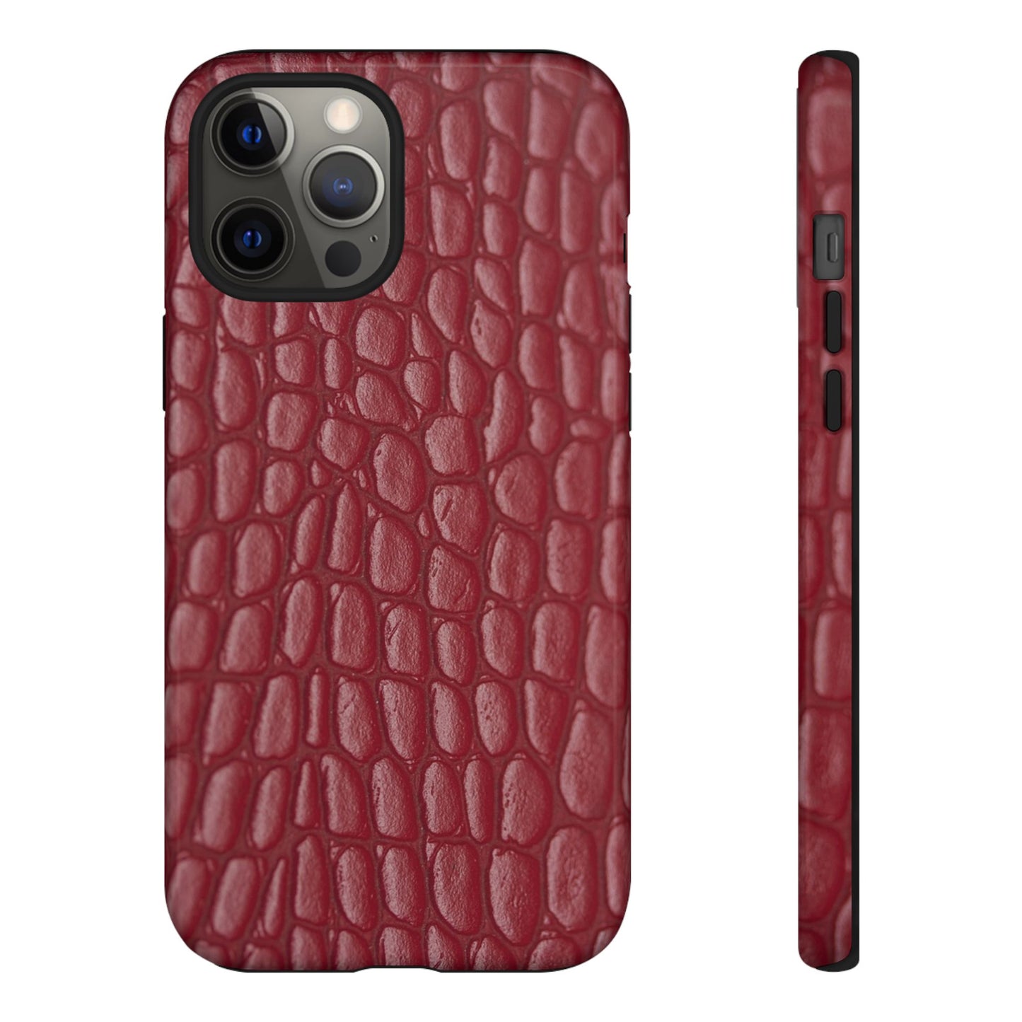 Red Leather - Tough Cases - Whimsical Phone Cases