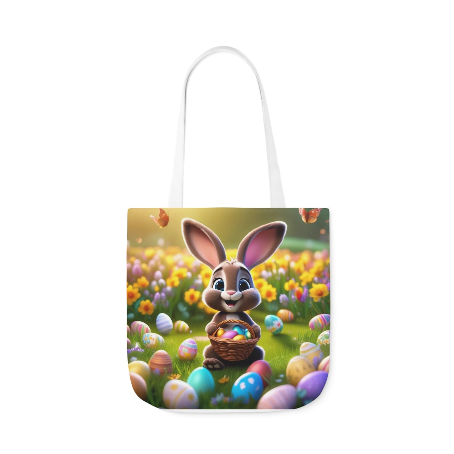 Easter - Canvas Tote Bag, 5-Color Straps