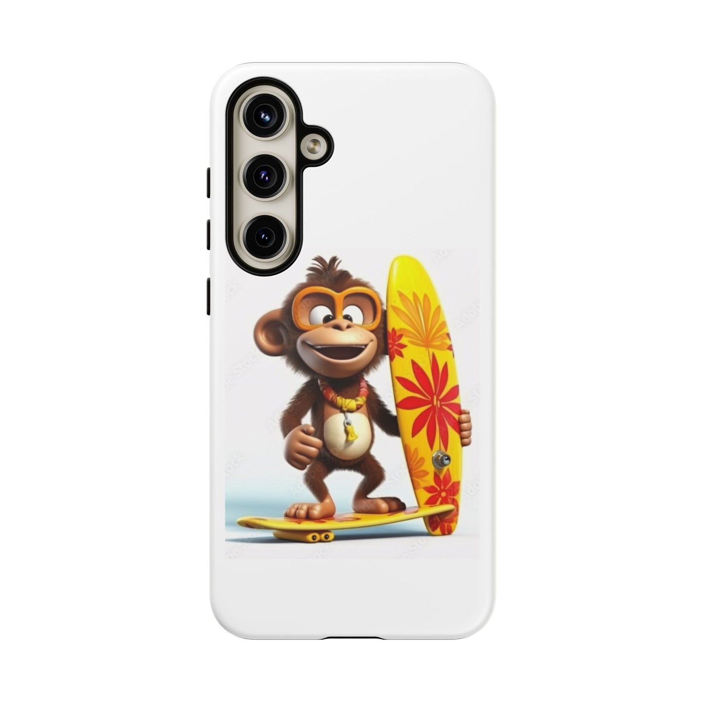 Surfer Monkey -Tough Whimsical Phone Cases