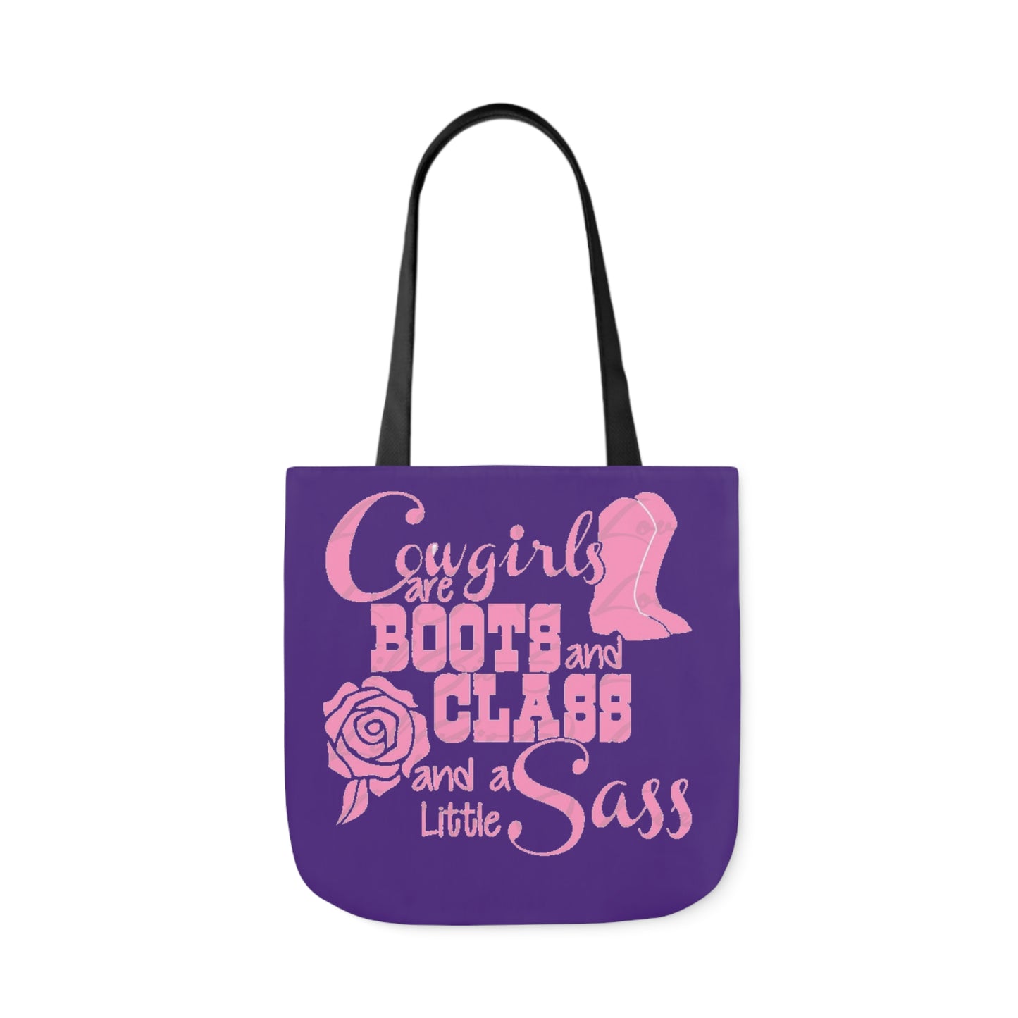 Cowgirl - Canvas Tote Bag, 5-Color Straps