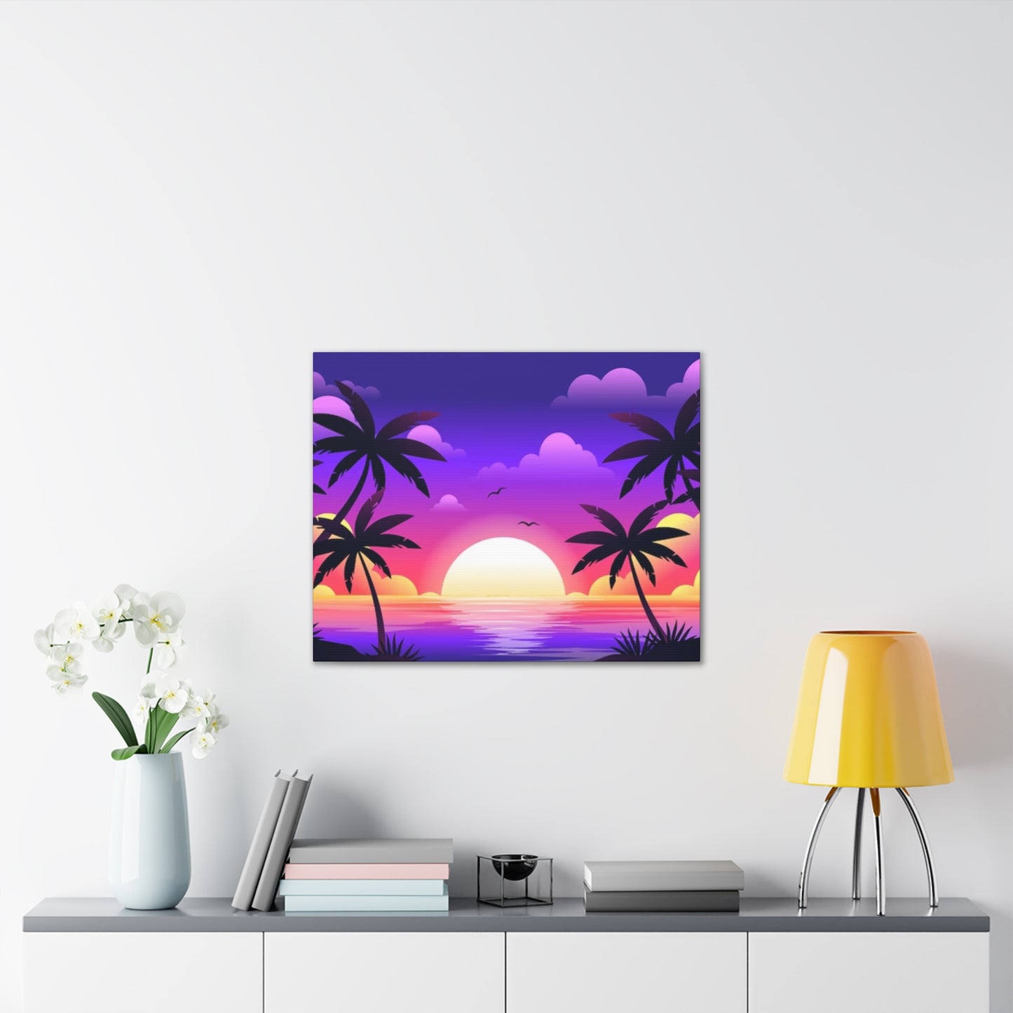 Island Sunset - Canvas Stretched, 0.75"