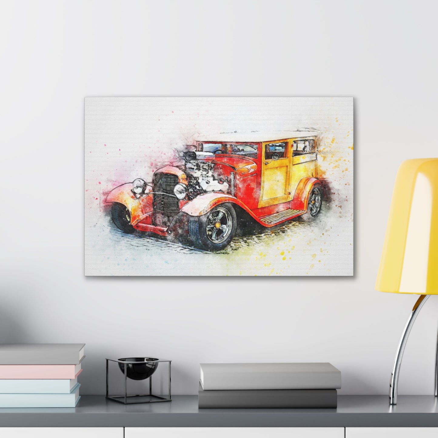 Hot Rod - Canvas Stretched, 0.75" - Father's Day