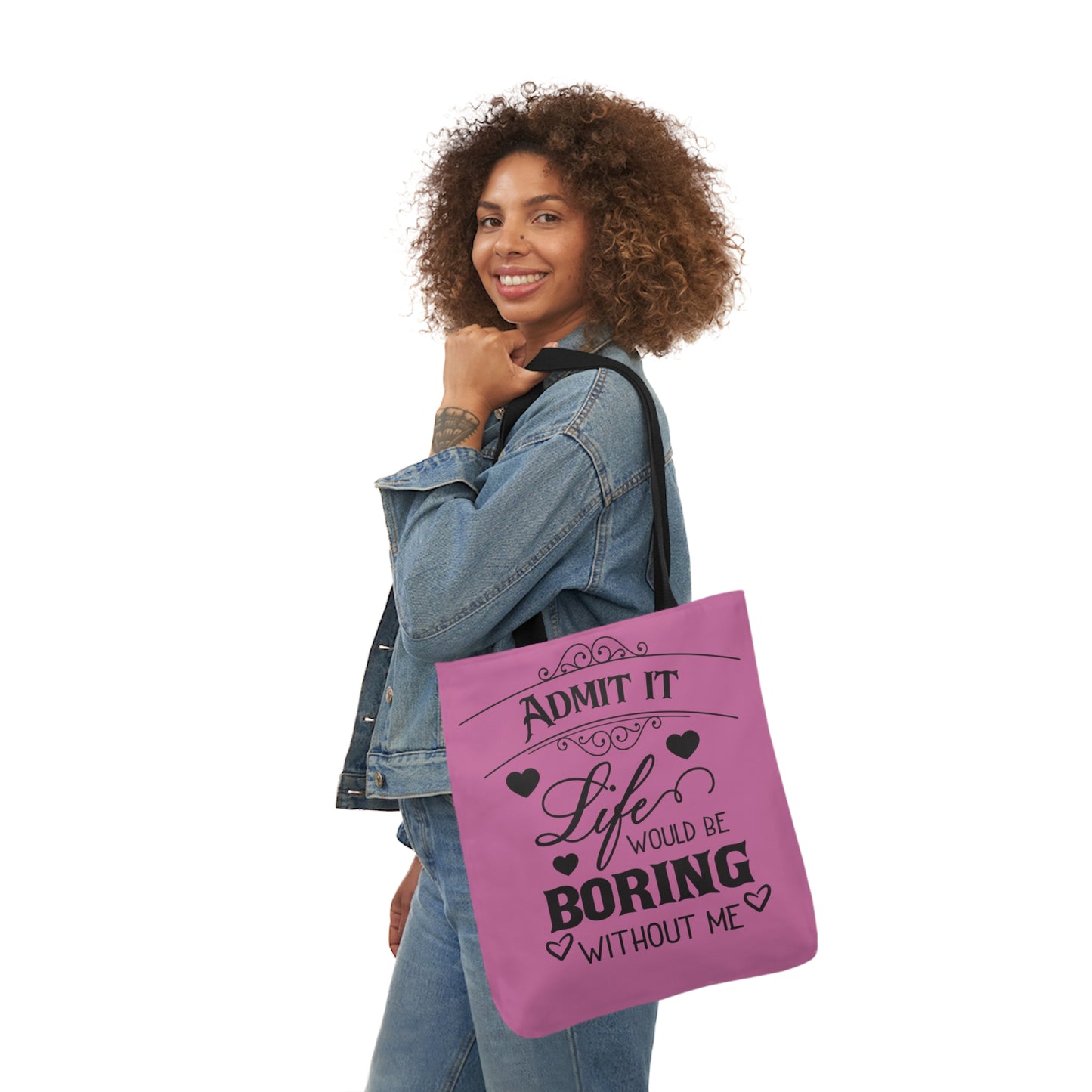 Admit it - Canvas Tote Bag, 5-Color Straps - Mother's Day