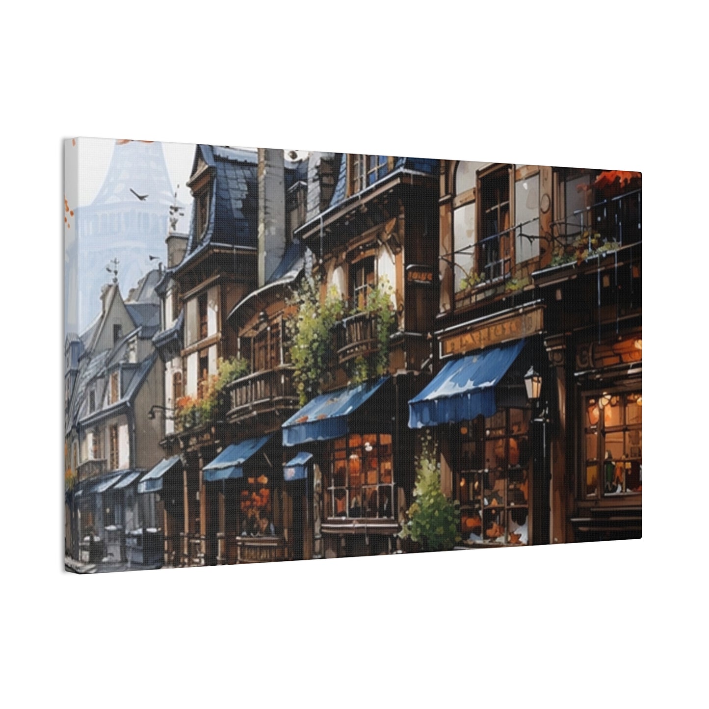 Store Fronts - Canvas Stretched, 0.75"