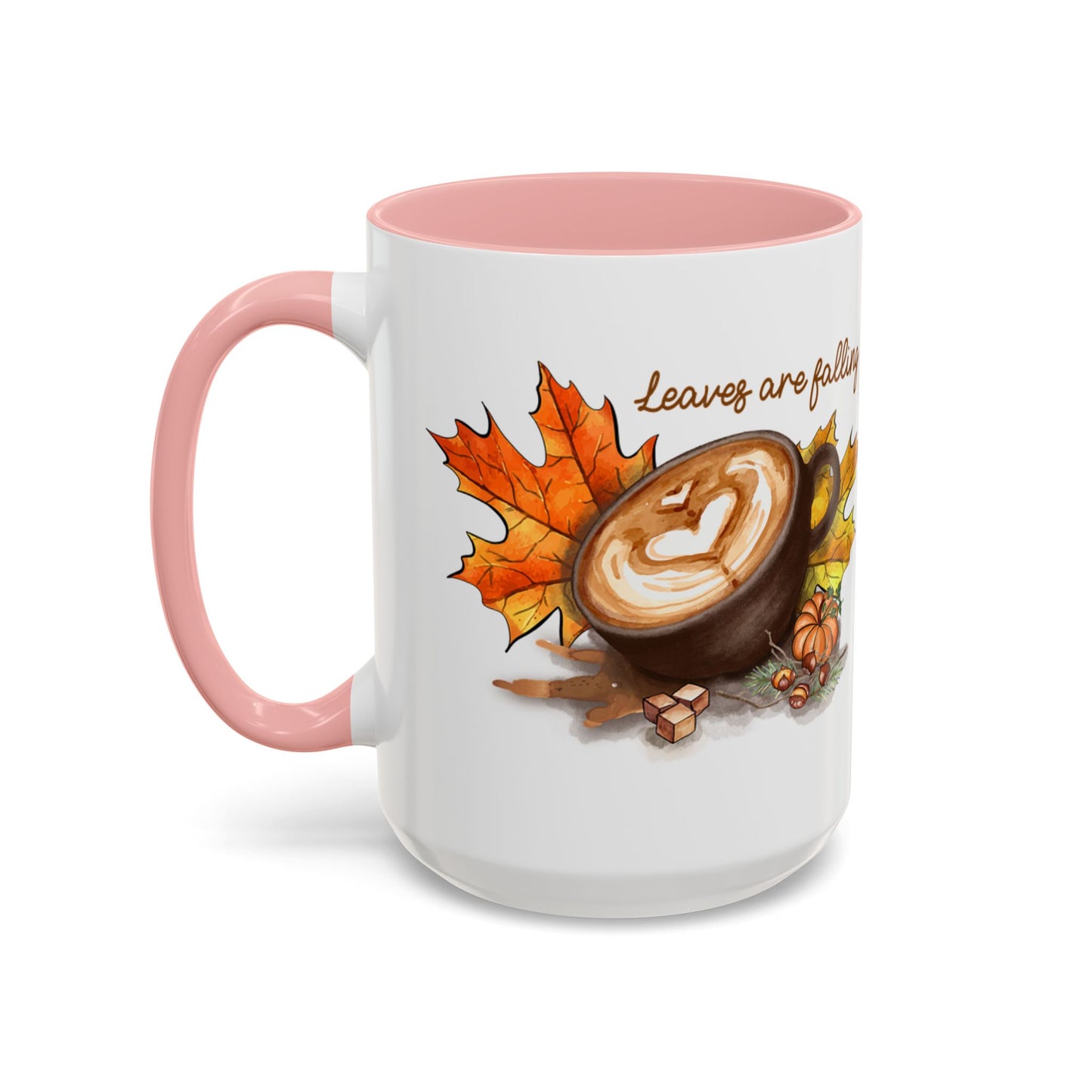 Leaves - Accent Coffee Mug (11, 15oz)