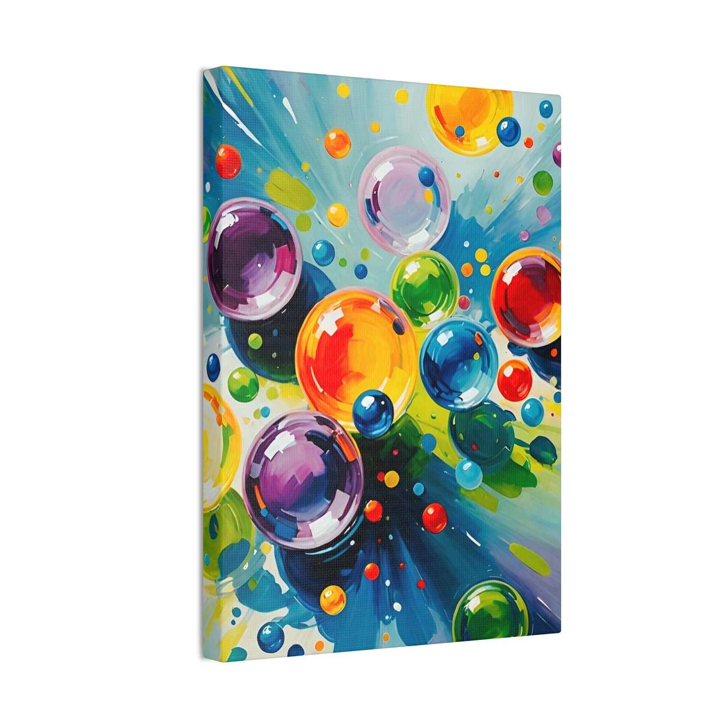 Colored Balls - Canvas Stretched, 0.75"