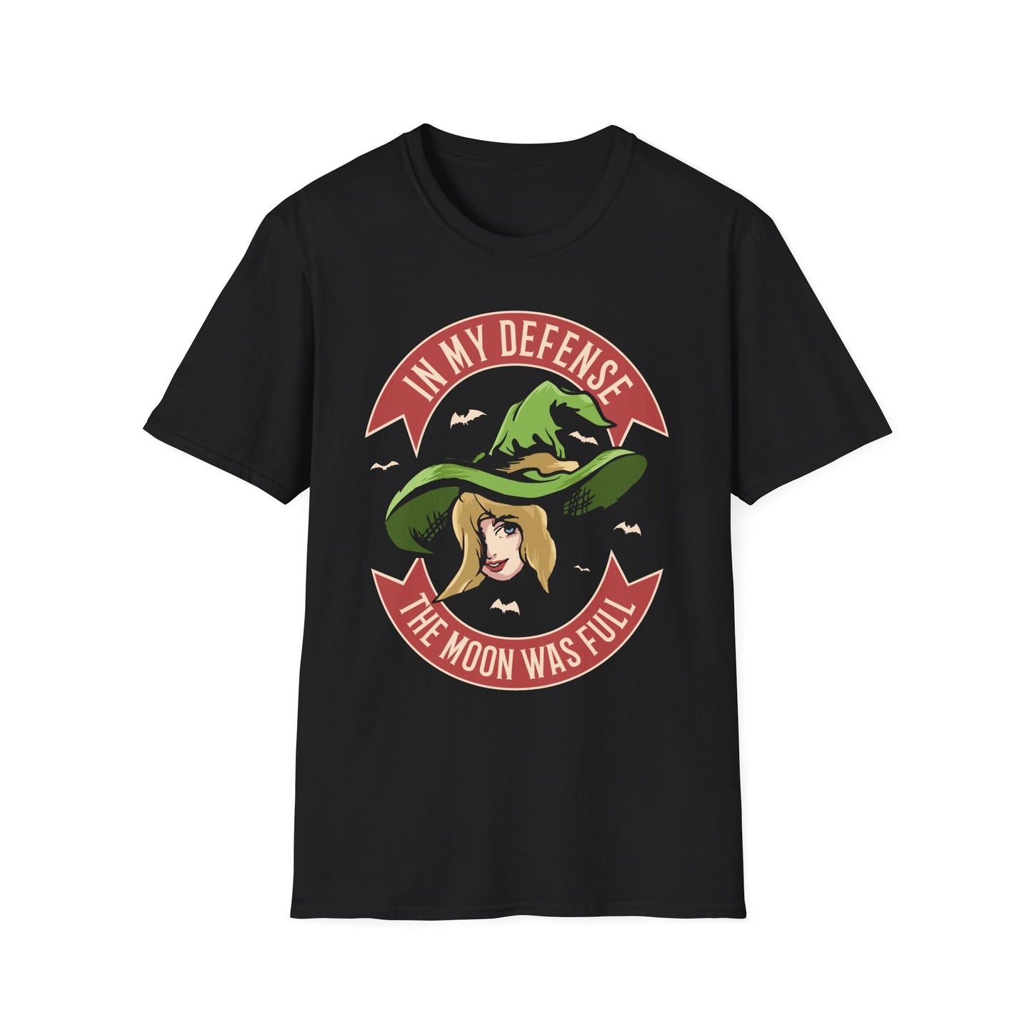 In My Defense - Unisex Softstyle T-Shirt - Halloween