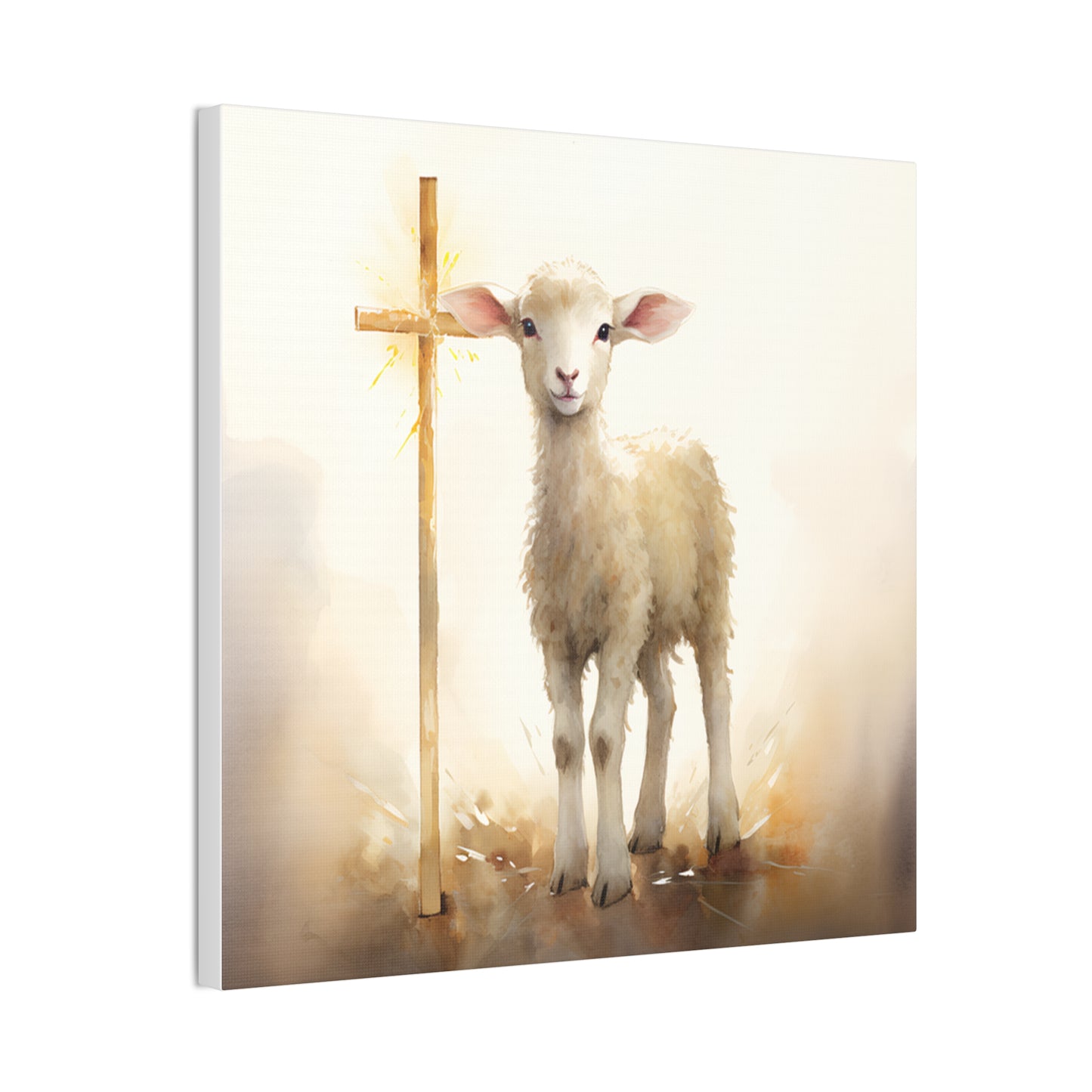 The Lamb - Canvas Stretched, 0.75" - Easter