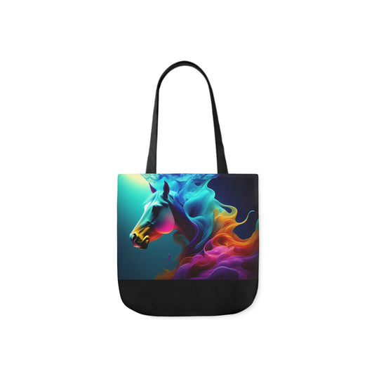 Horse - Canvas Tote Bag, 5-Color Straps