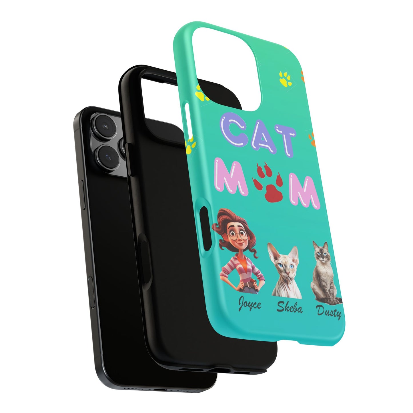 Cat Mom - Tough Cases - Mother's Day - Whimsical