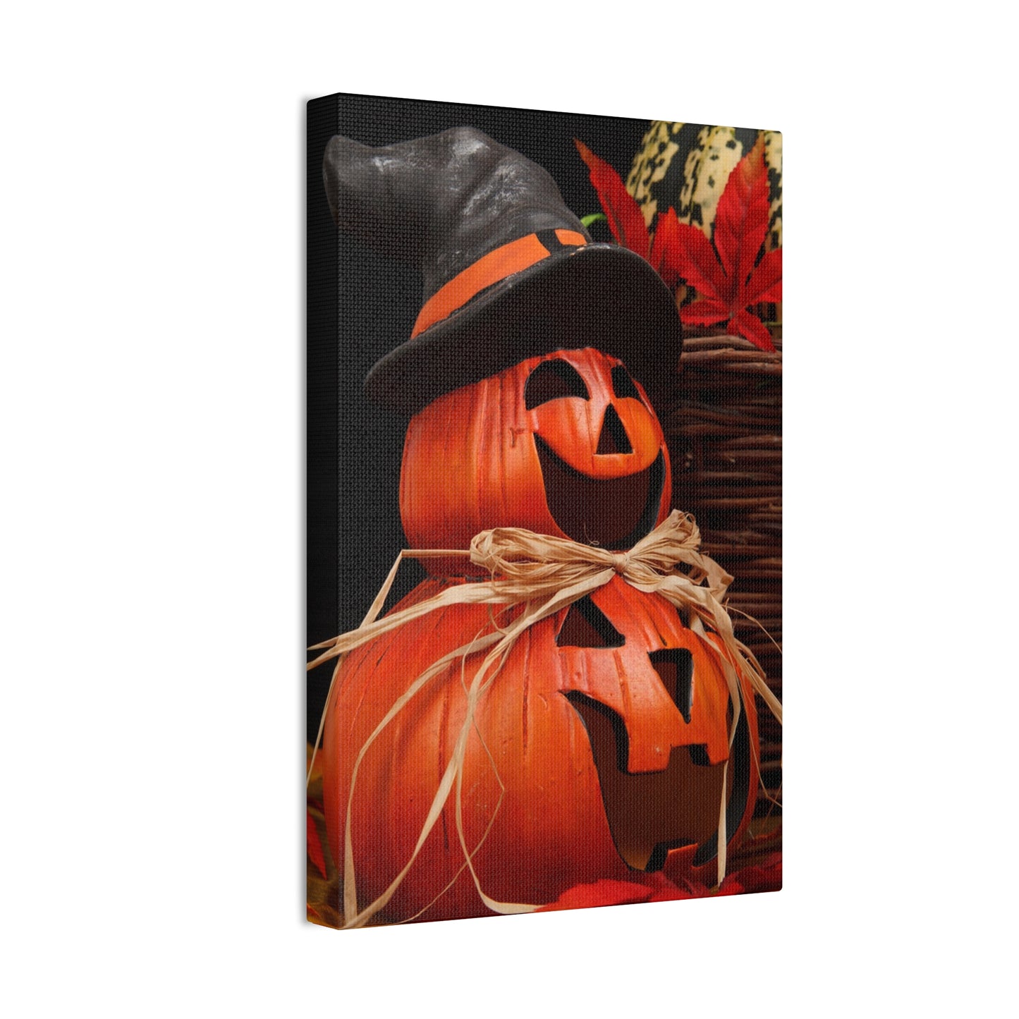 Pumpkins - Canvas Stretched, 0.75" - Halloween