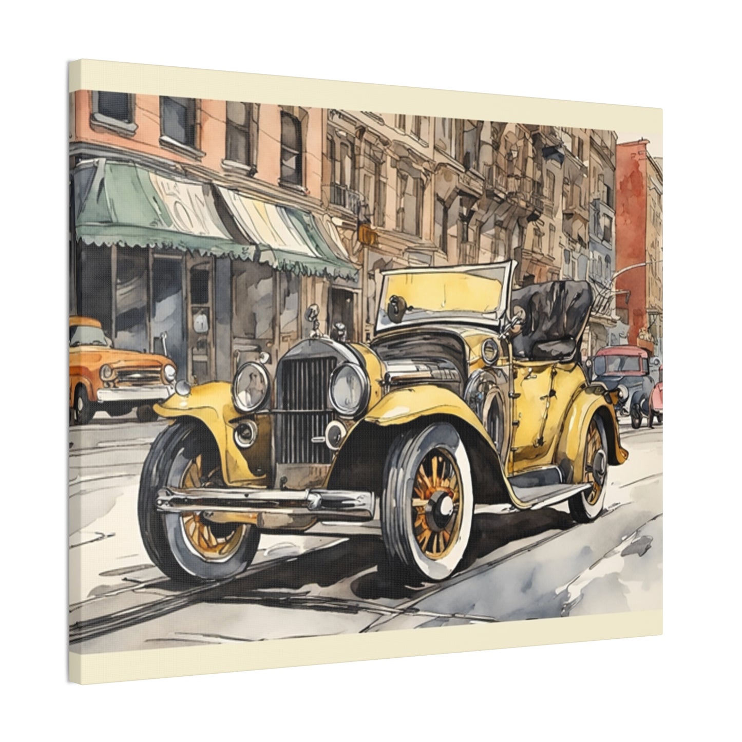 Antique Car - Canvas Stretched, 0.75" - Father's Day