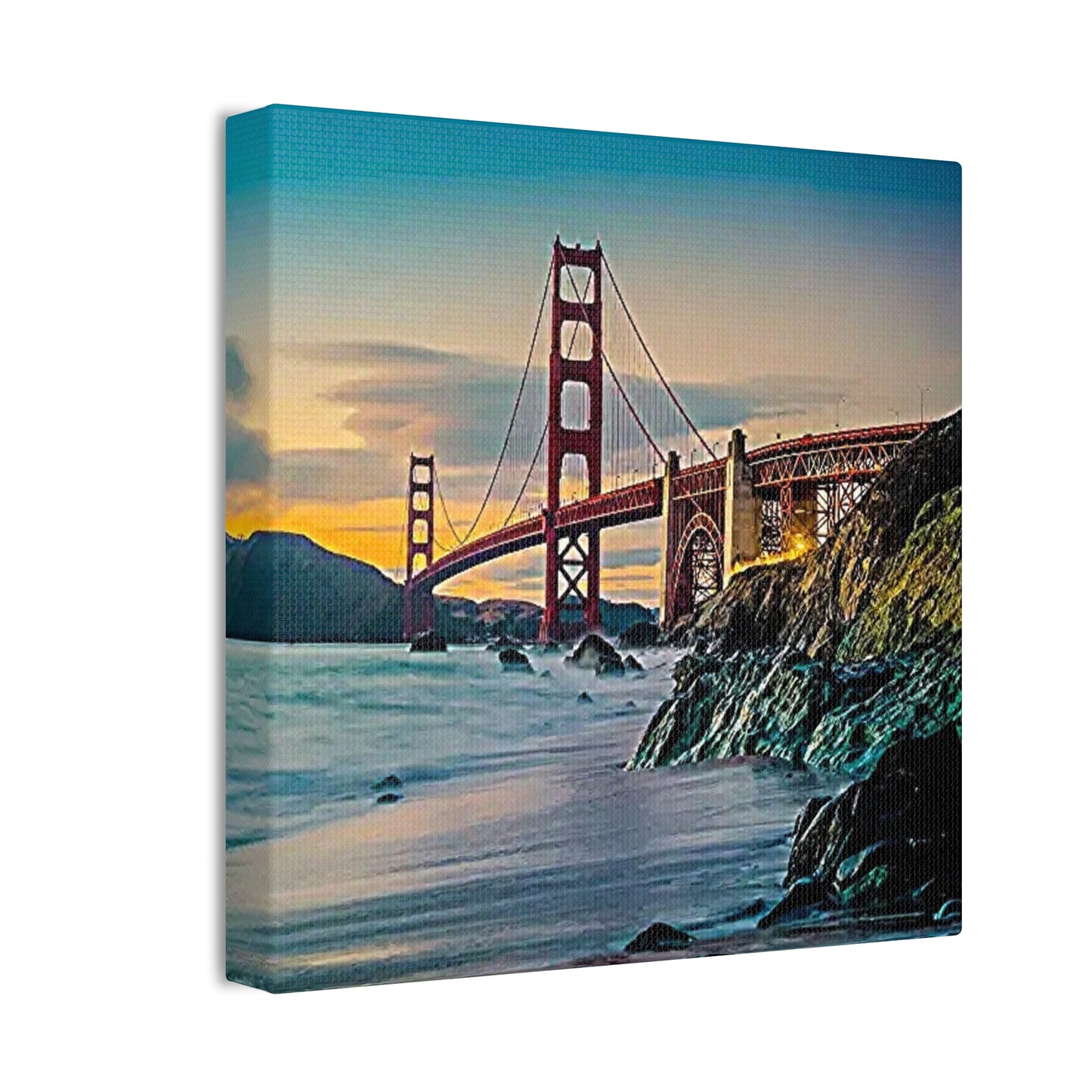 Golden Gate - Canvas Stretched, 0.75"