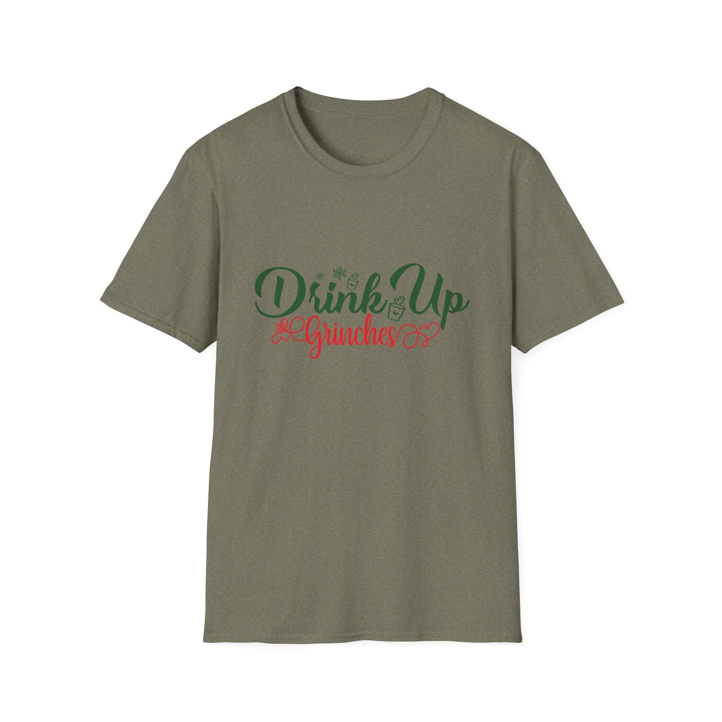 Drink Up -vUnisex Softstyle T-Shirt Christmas