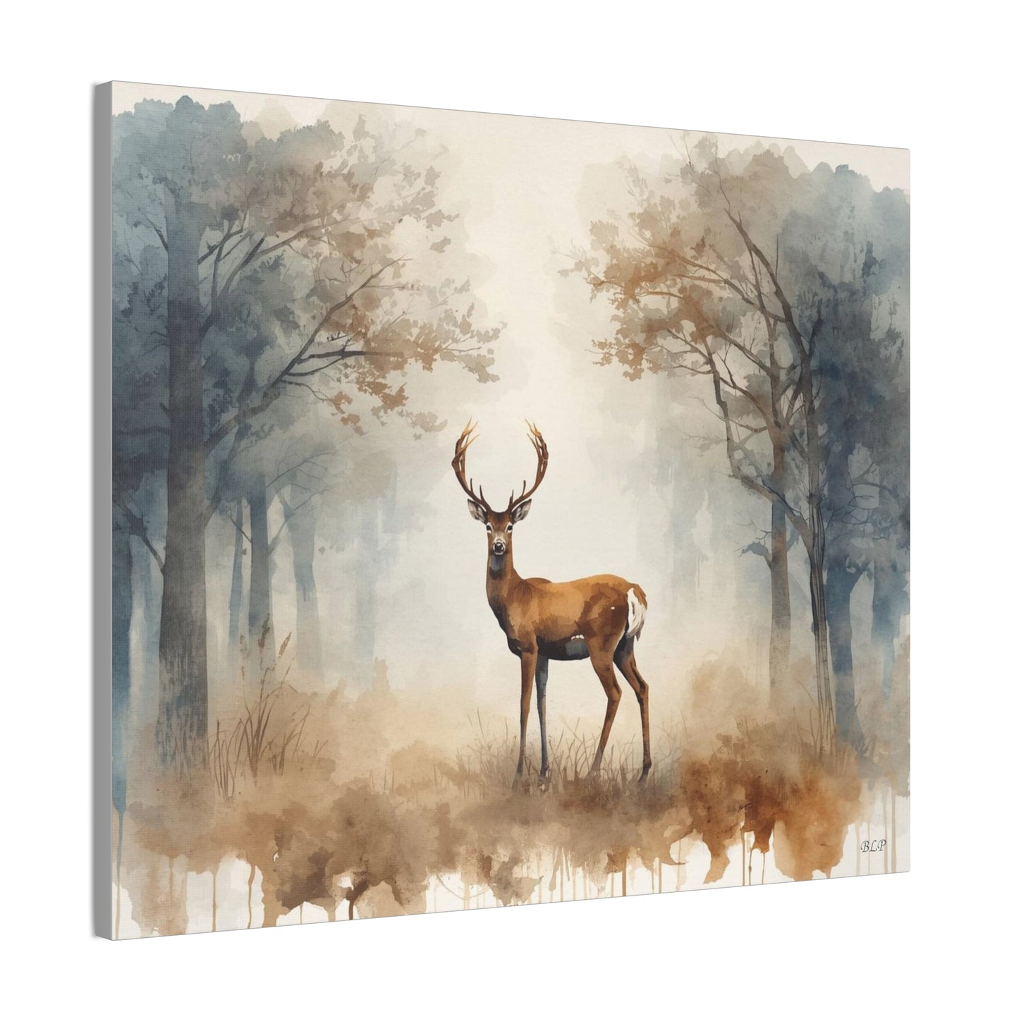 Lone Buck - Canvas Stretched, 0.75" - 2026 Wall Art - Animals