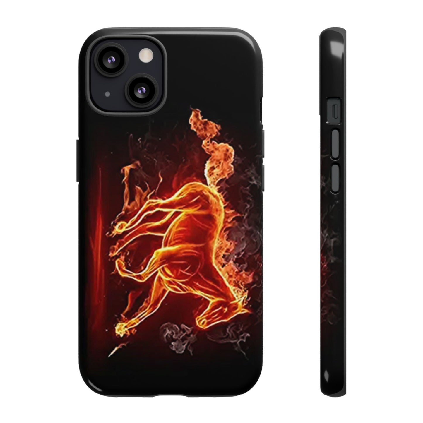 Burning Horse - Whimsical Phone Cases