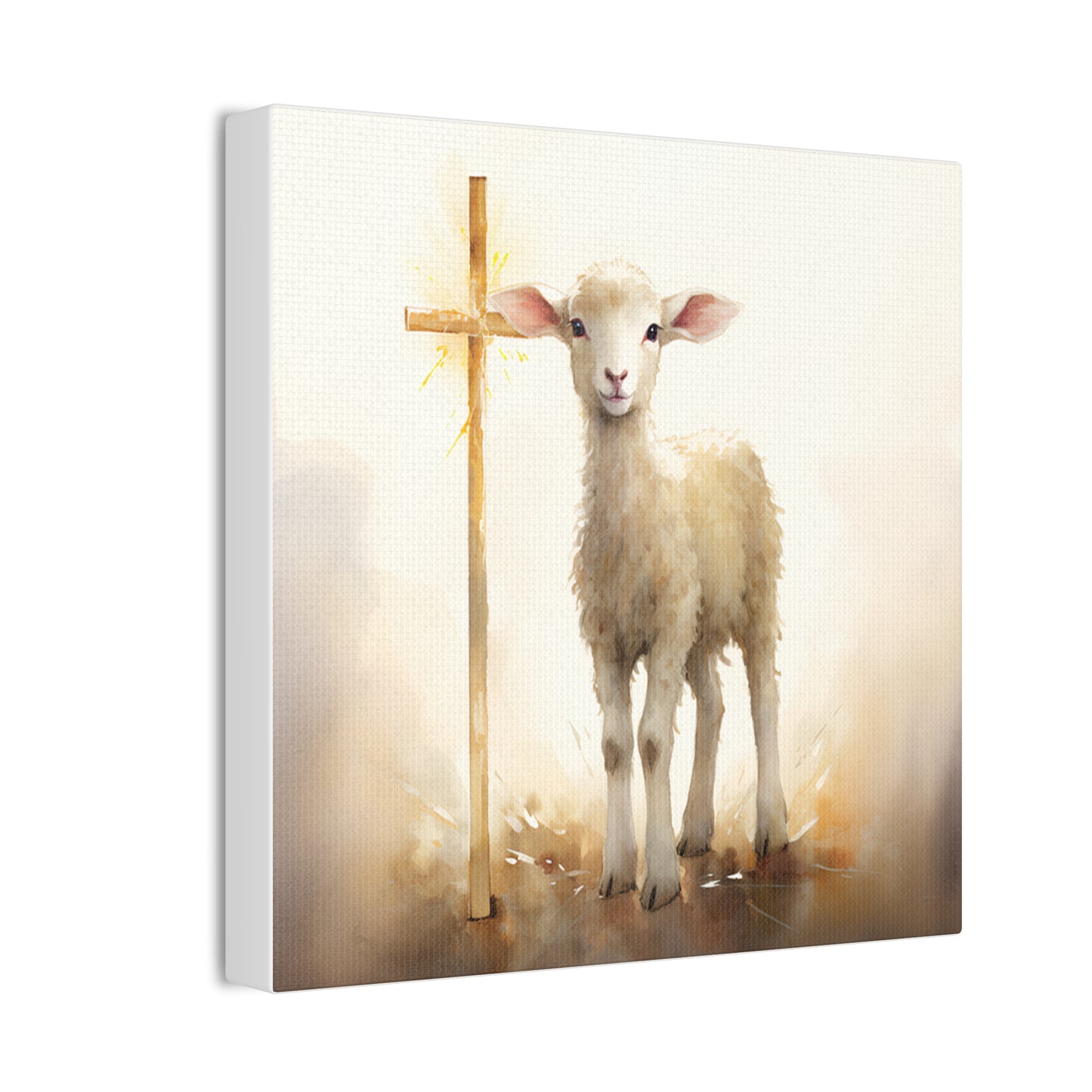 The Lamb - Canvas Stretched, 0.75" - Easter