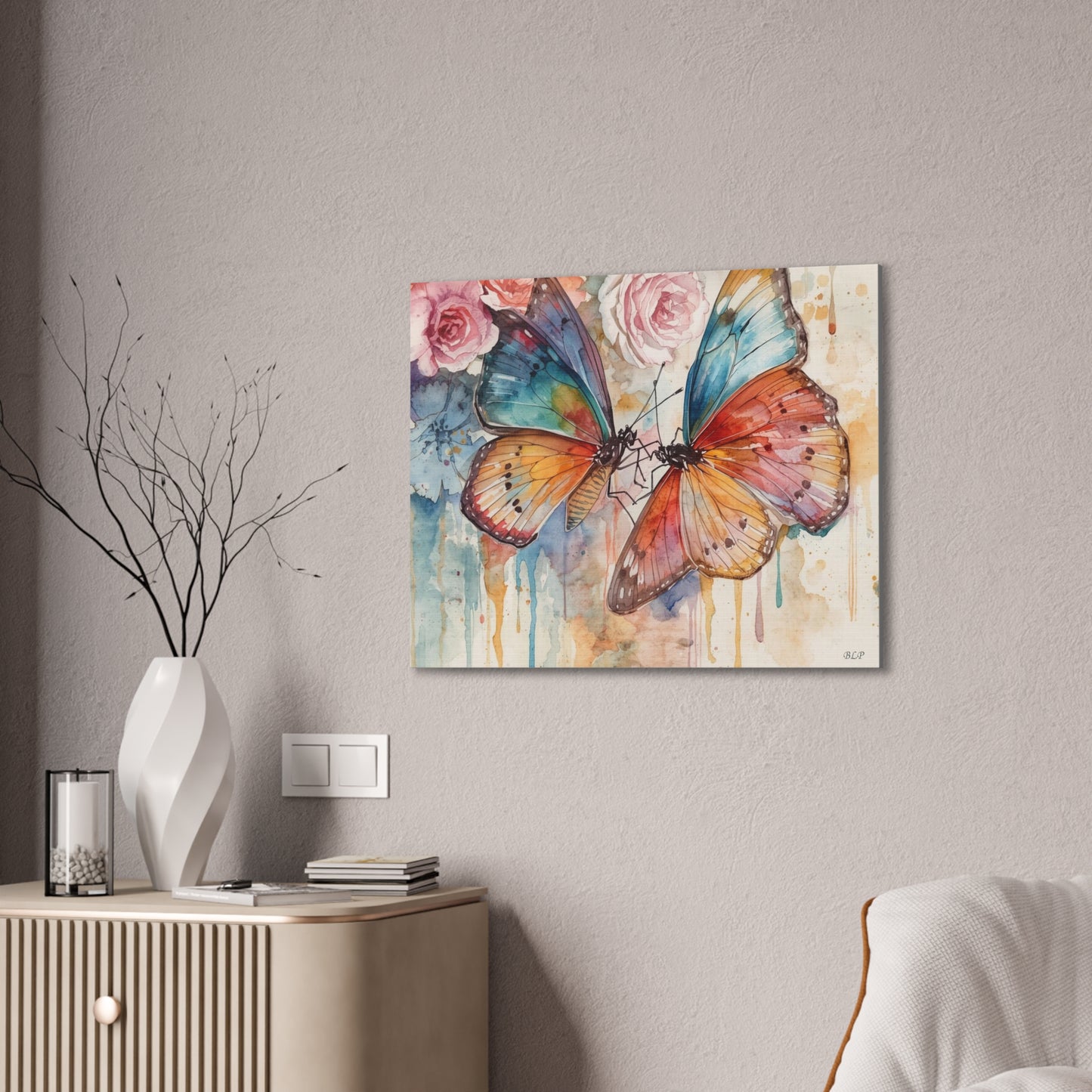 Butterflies - Canvas Stretched, 0.75" - 2026 Wall Art - Animals