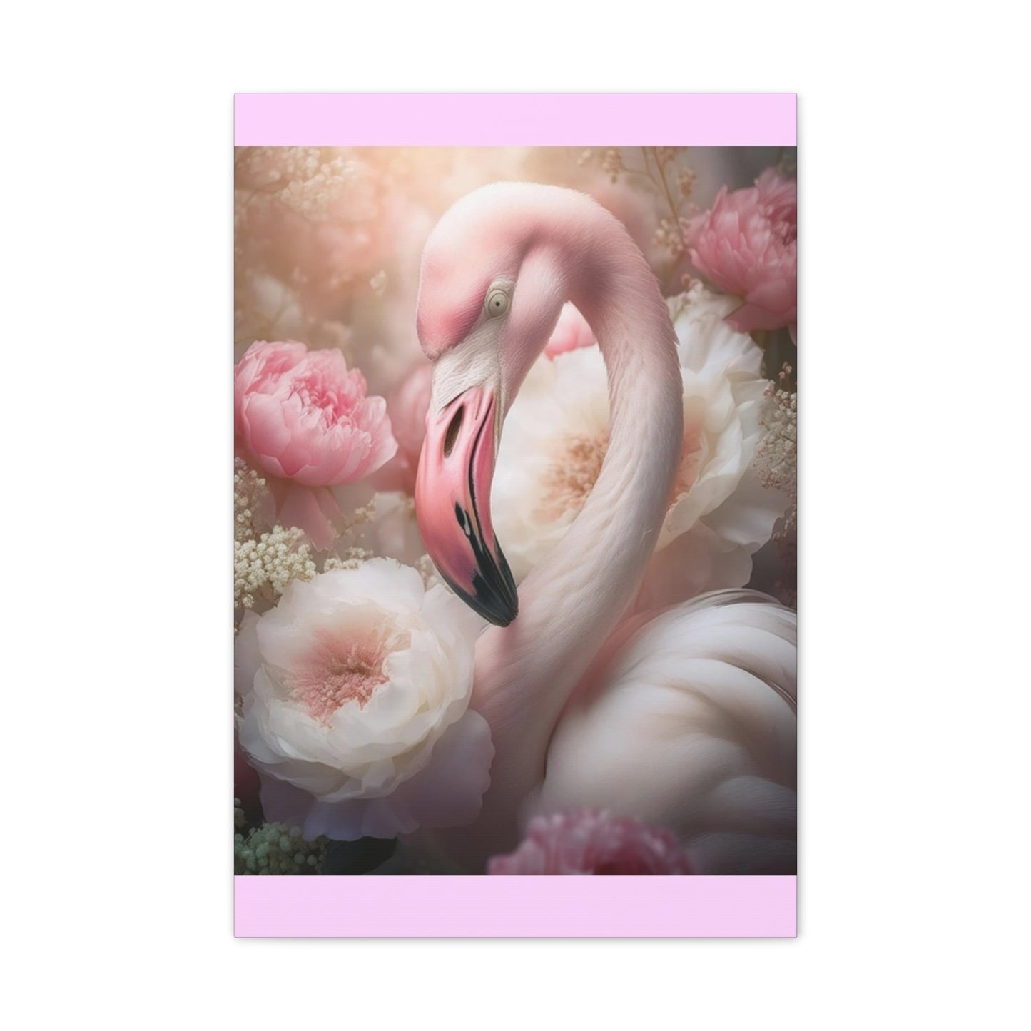 Flamingo - Canvas Stretched, 0.75"