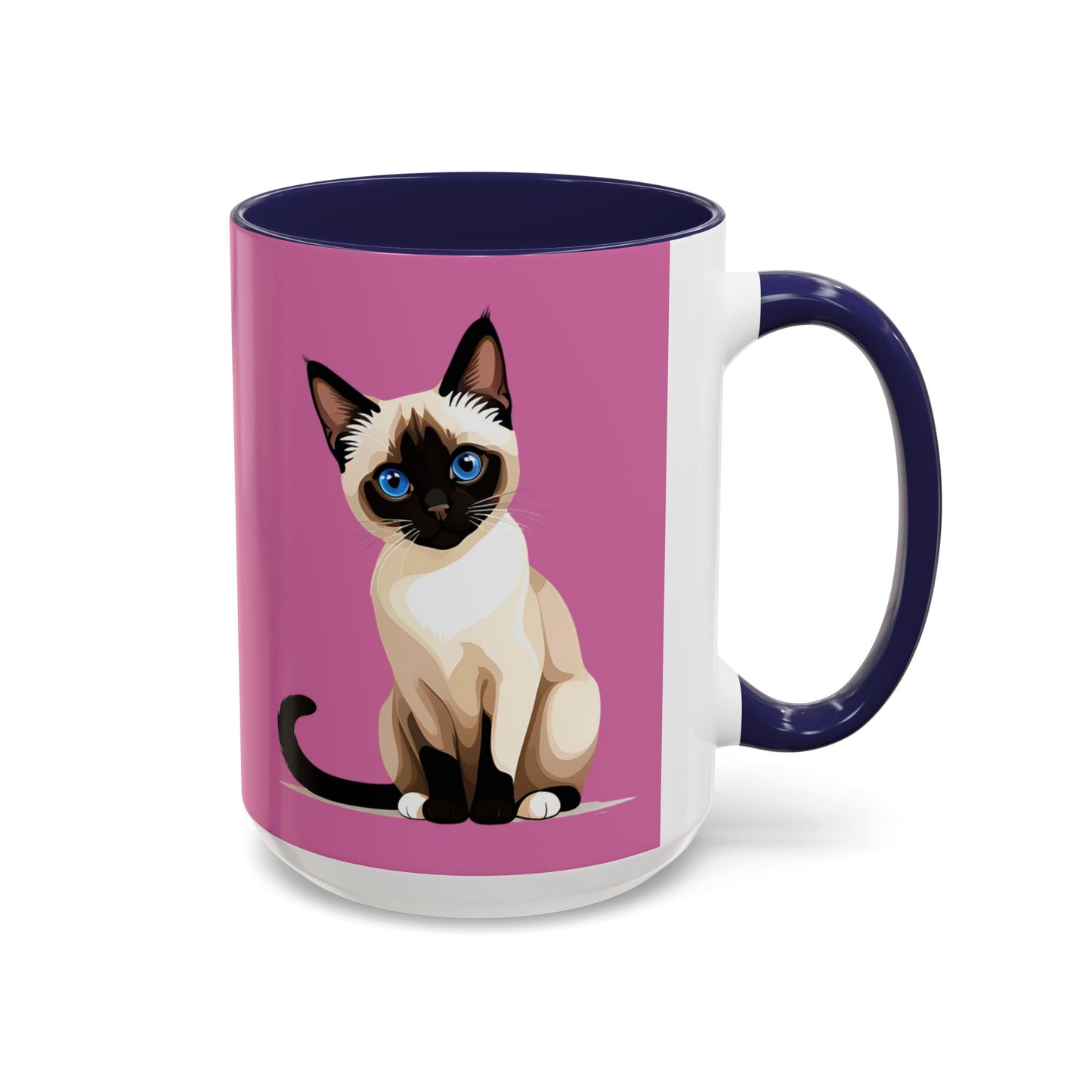 Siamese Cat - Accent Coffee Mug (11, 15oz)