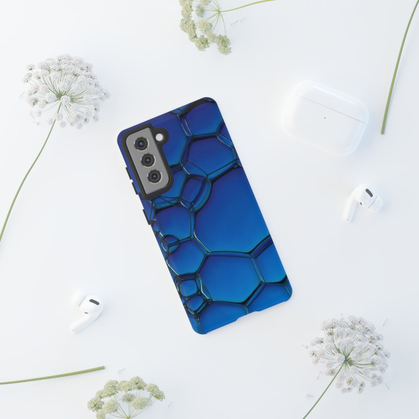 Blue Bubbles - Tough Cases - Whimsical Phone Cases