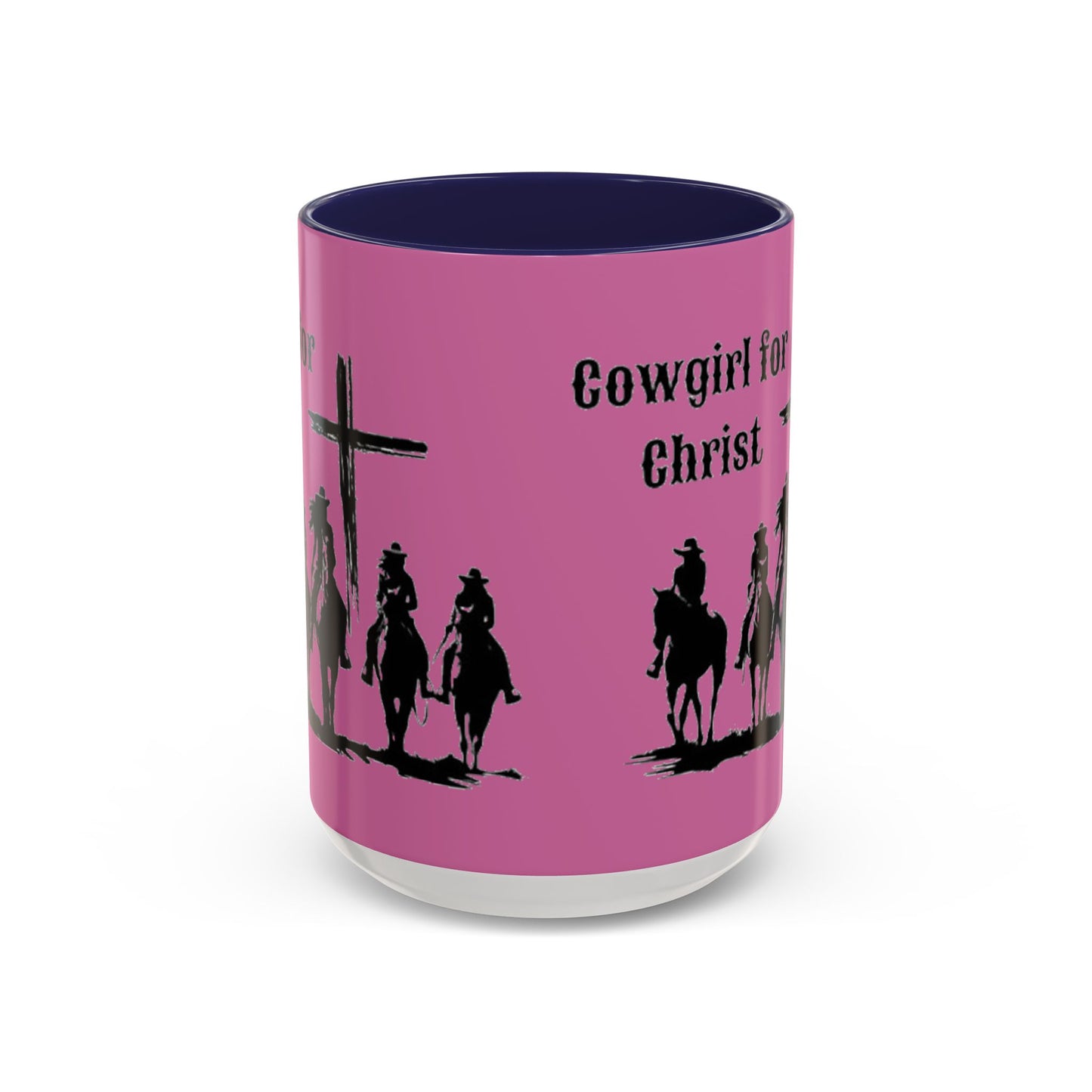 Cowgirl for Christ - Accent Coffee Mug (11, 15oz) - Easter - Mother's Day