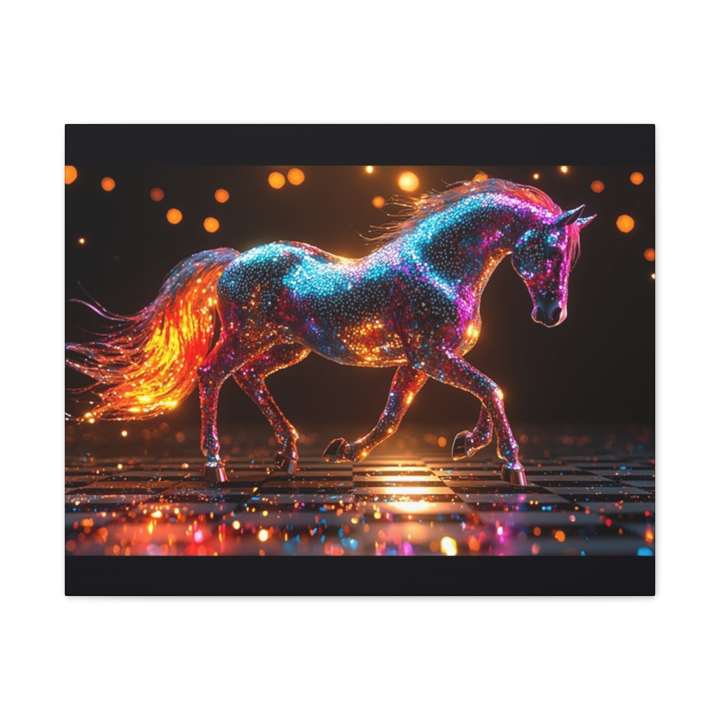 Bling Stallion - Canvas Stretched, 0.75"