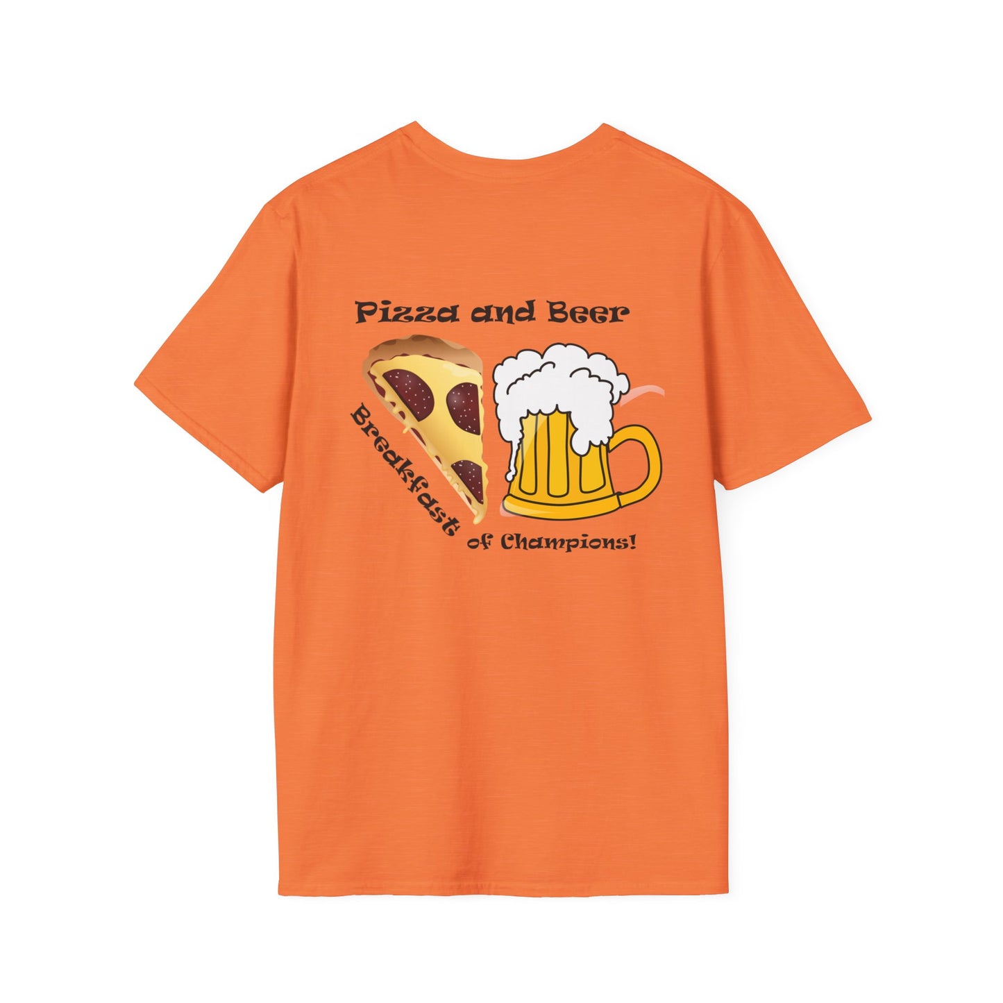 Pizza and Beer - Unisex Softstyle T-Shirt