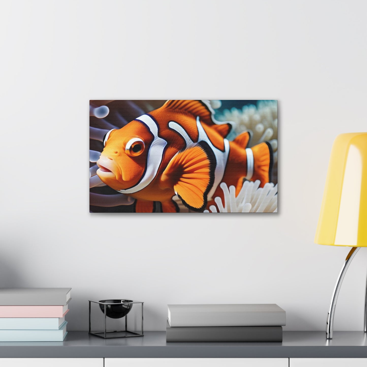 Clown Fish - Canvas Stretched, 0.75"