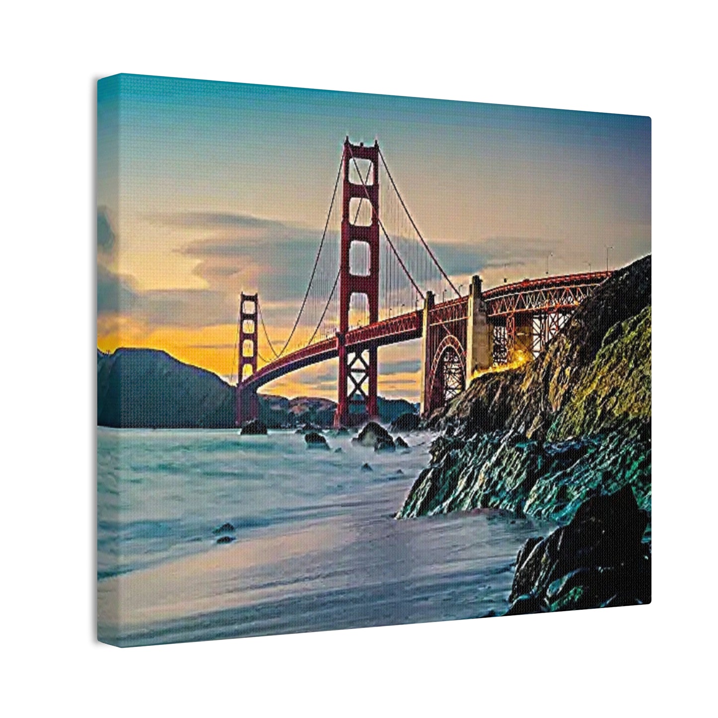 Golden Gate - Canvas Stretched, 0.75"